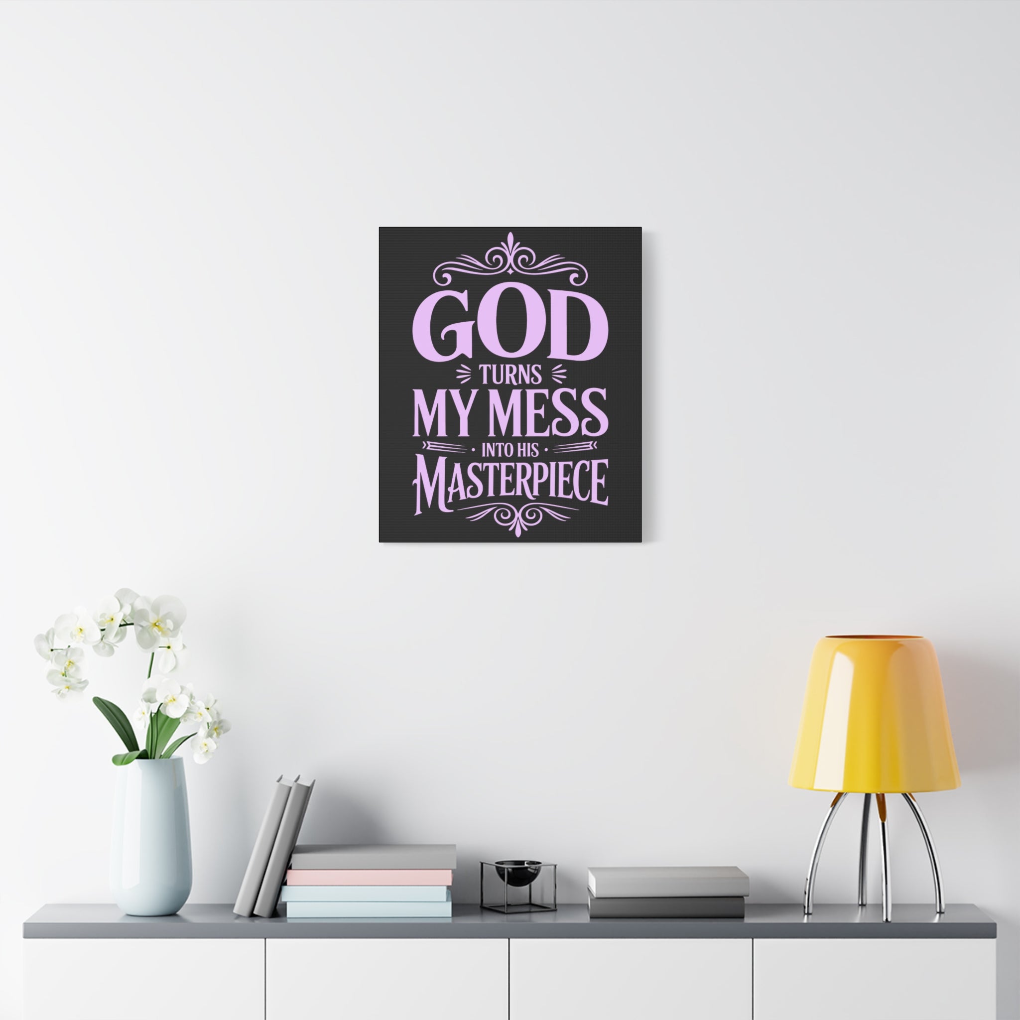 Inspirational Canvas Wall Art, Home Decor, Christian Gift, Motivational Wall Art, Faith-Based Decoration, Room Aesthetic, Gift for Her
