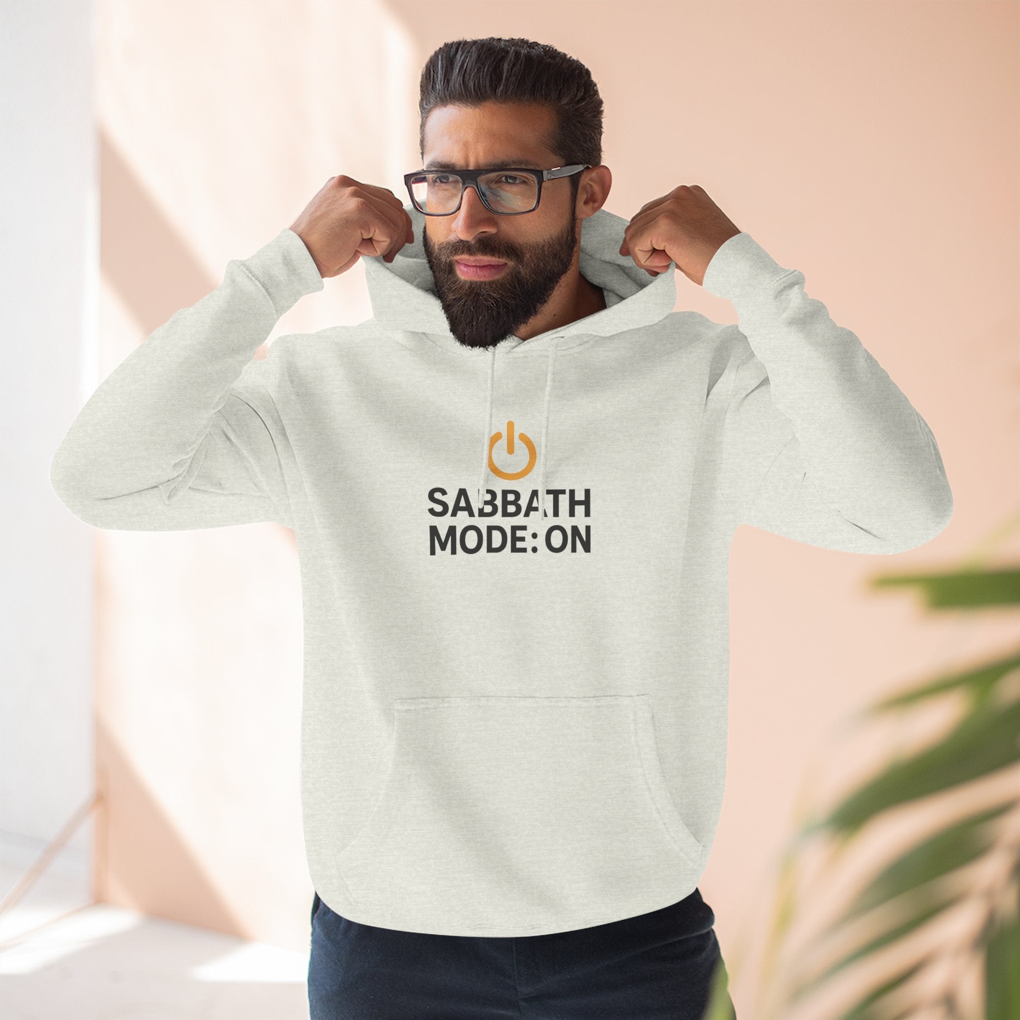 Sabbath Mode Fleece Hoodie | Faith Apparel, Religious Gift, Comfortable Hoodie, Cozy Wear, Spiritual Fashion