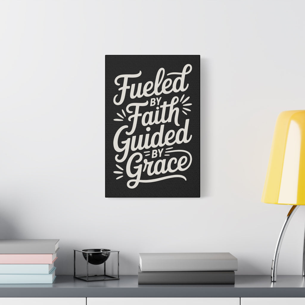 Stretched Canvas Art, Motivational Wall Decor, Home Inspirational Art, Faith-Based Decor, Gift for Faith Lovers