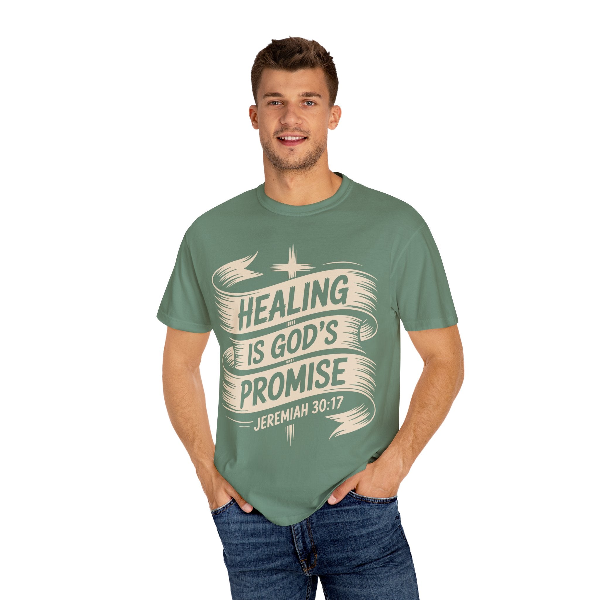 Healing is God's Promise T-Shirt, Faith-Based Apparel