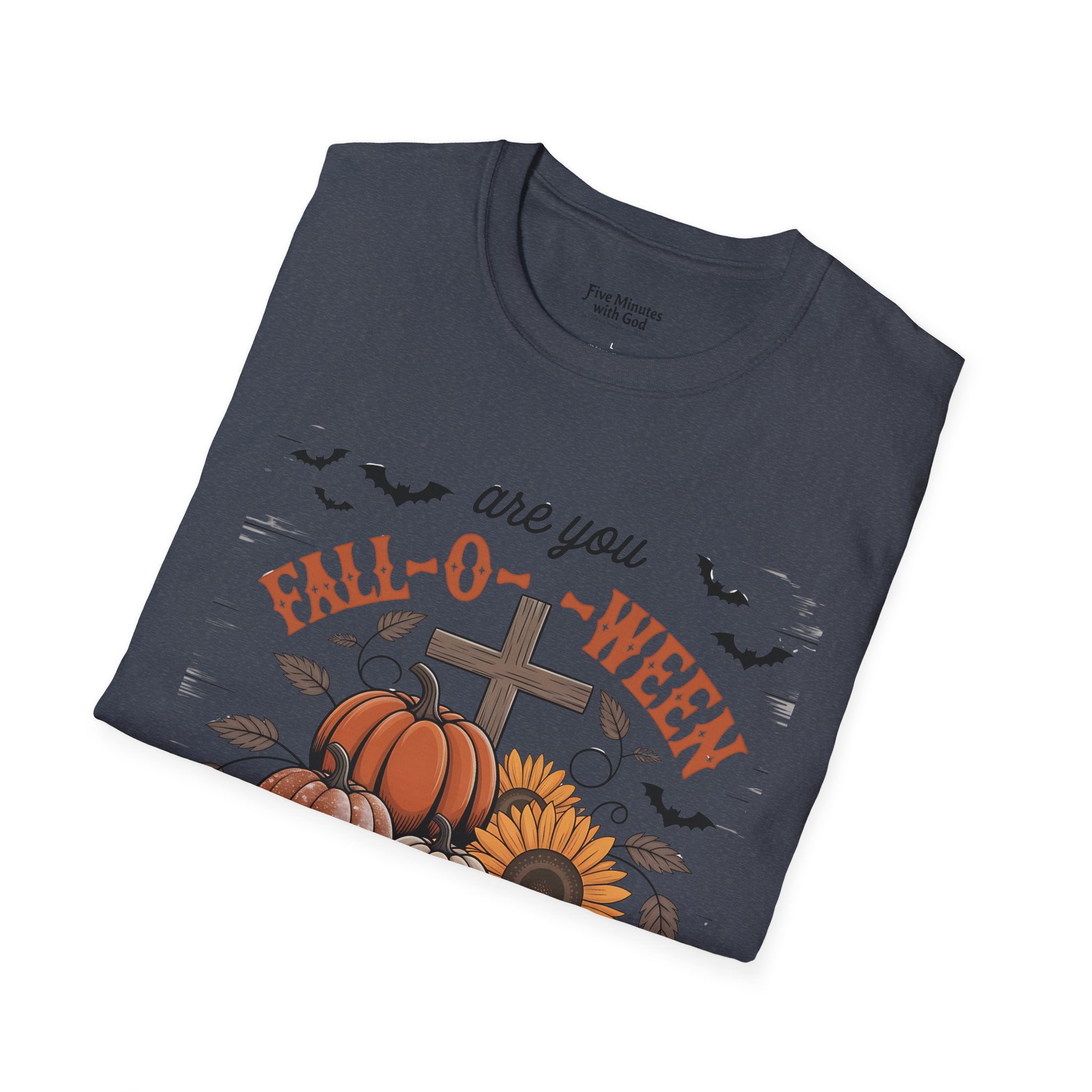 Fall-Themed T-Shirt: Are You Fall-O-Ween Jesus? Halloween Tee, Unisex Shirt, Autumn Apparel, Faith-Based Gift, Seasonal Wear