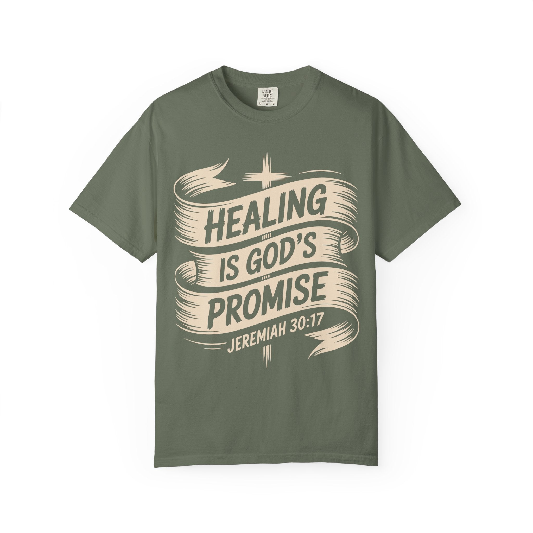 Healing is God's Promise T-Shirt, Faith-Based Apparel