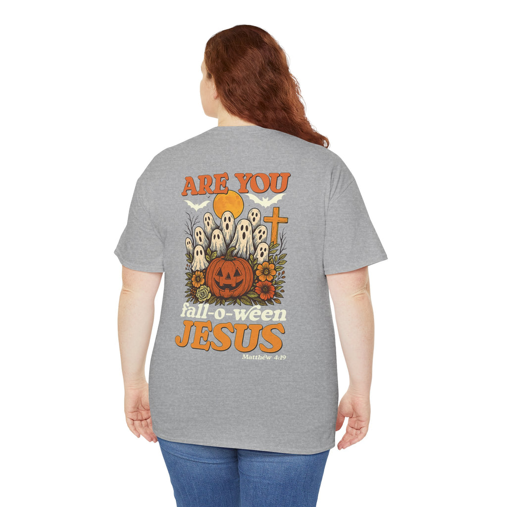 Halloween Faith Tee - Jesus is My Boo, Unisex T-Shirt for Halloween, Christian Halloween Shirt, Gift for Christian Friends, Spooky [...]