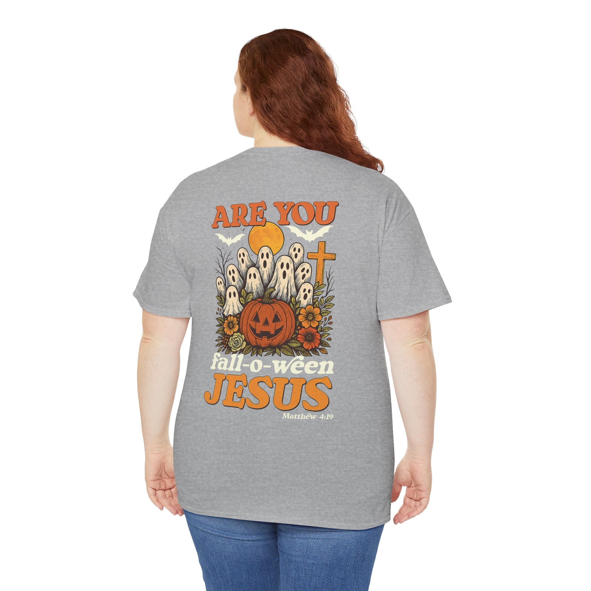 Halloween Faith Tee - Jesus is My Boo, Unisex T-Shirt for Halloween, Christian Halloween Shirt, Gift for Christian Friends, Spooky [...]