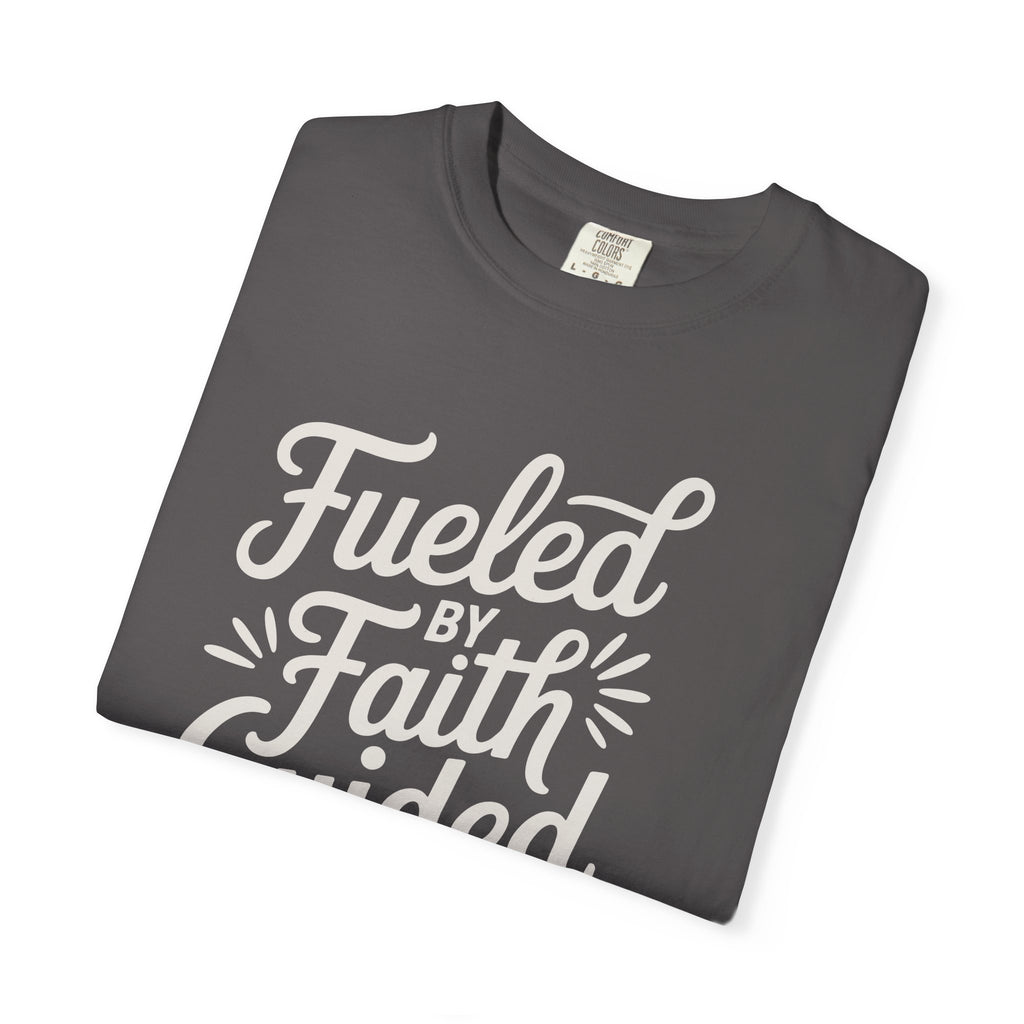 Fueled By Faith Guided By Grace Motivational Apparel