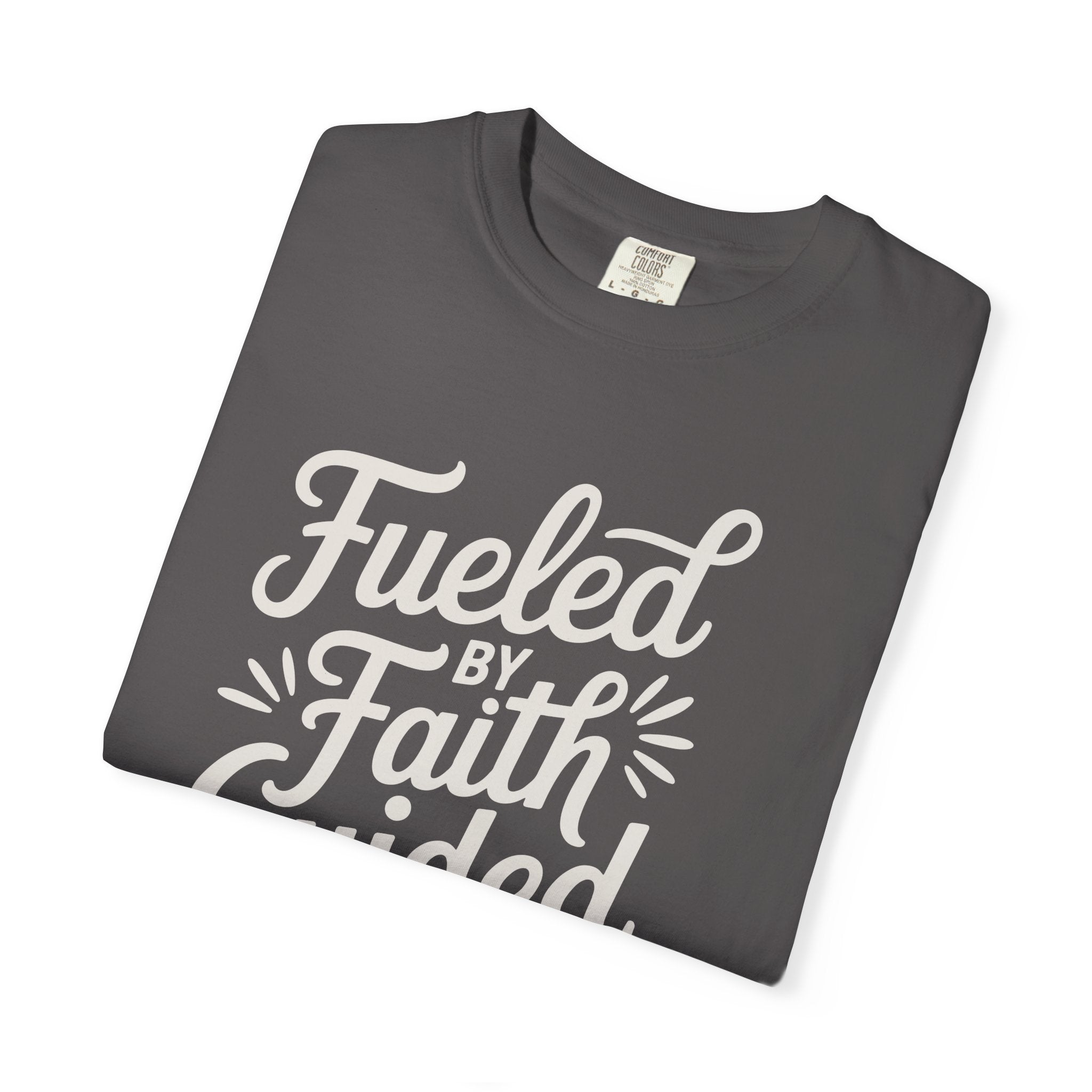 Fueled By Faith Guided By Grace Motivational Apparel