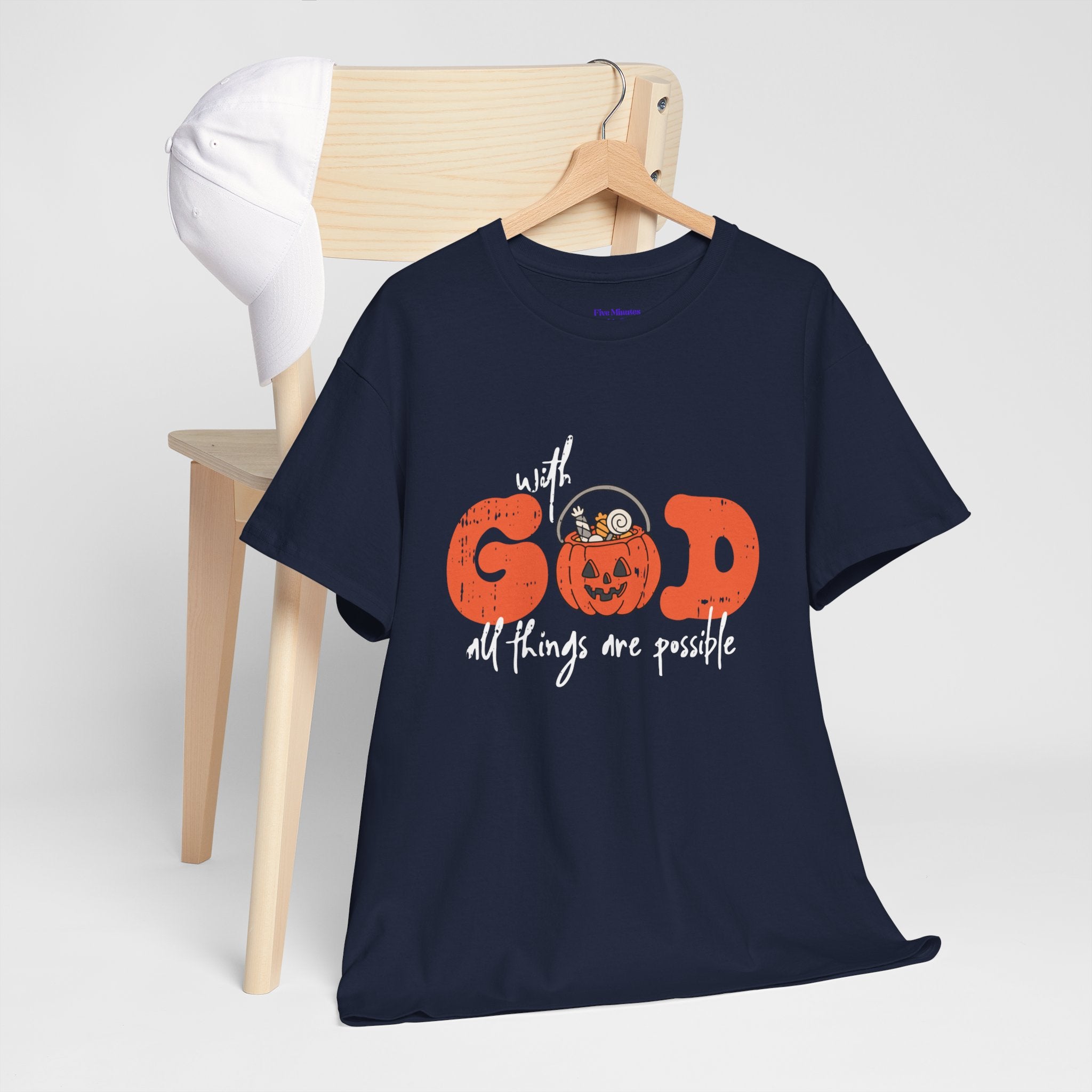 Faith-Inspired Unisex Tee - God All Things Are Possible Shirt