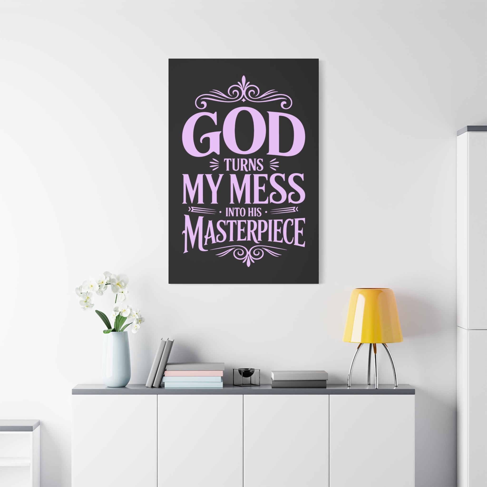 Inspirational Canvas Wall Art, Home Decor, Christian Gift, Motivational Wall Art, Faith-Based Decoration, Room Aesthetic, Gift for Her