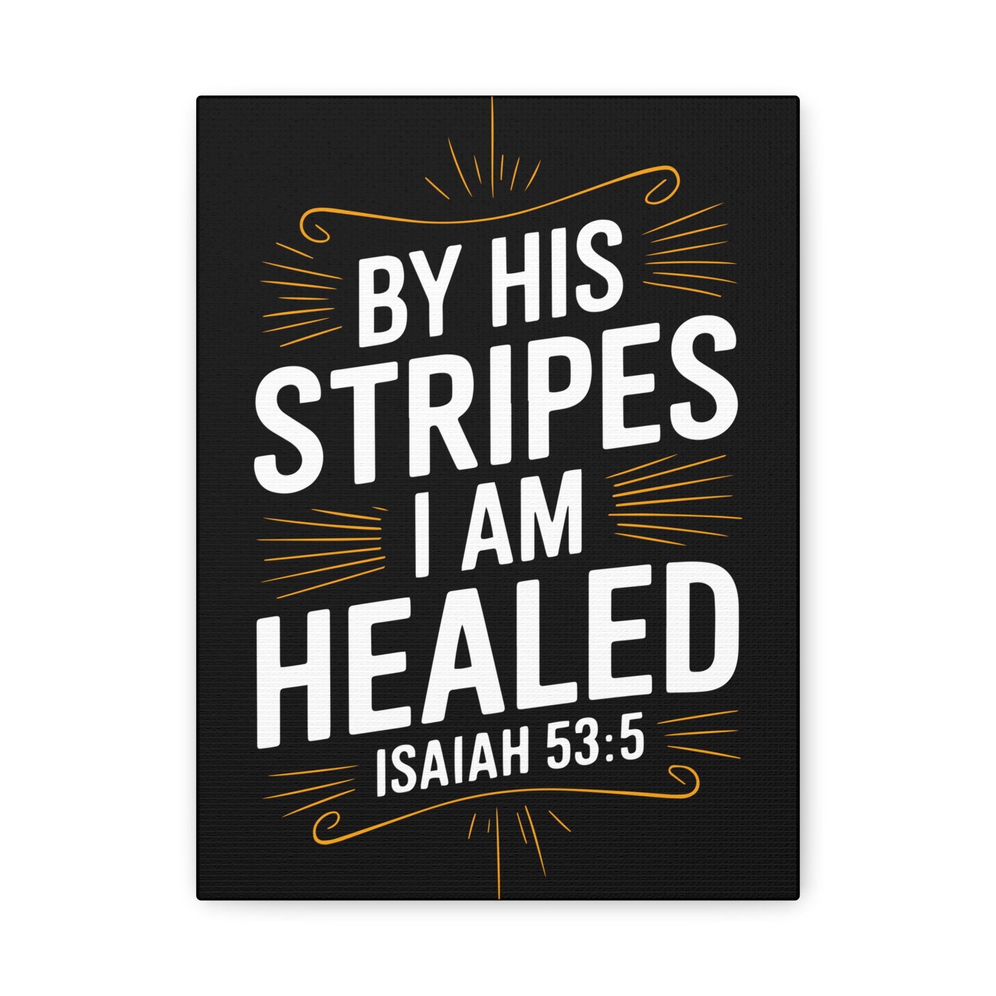 Inspirational Canvas Wall Art - Faith Decor, Christian Gift, Healing Quote, Home Decor, Modern Artwork