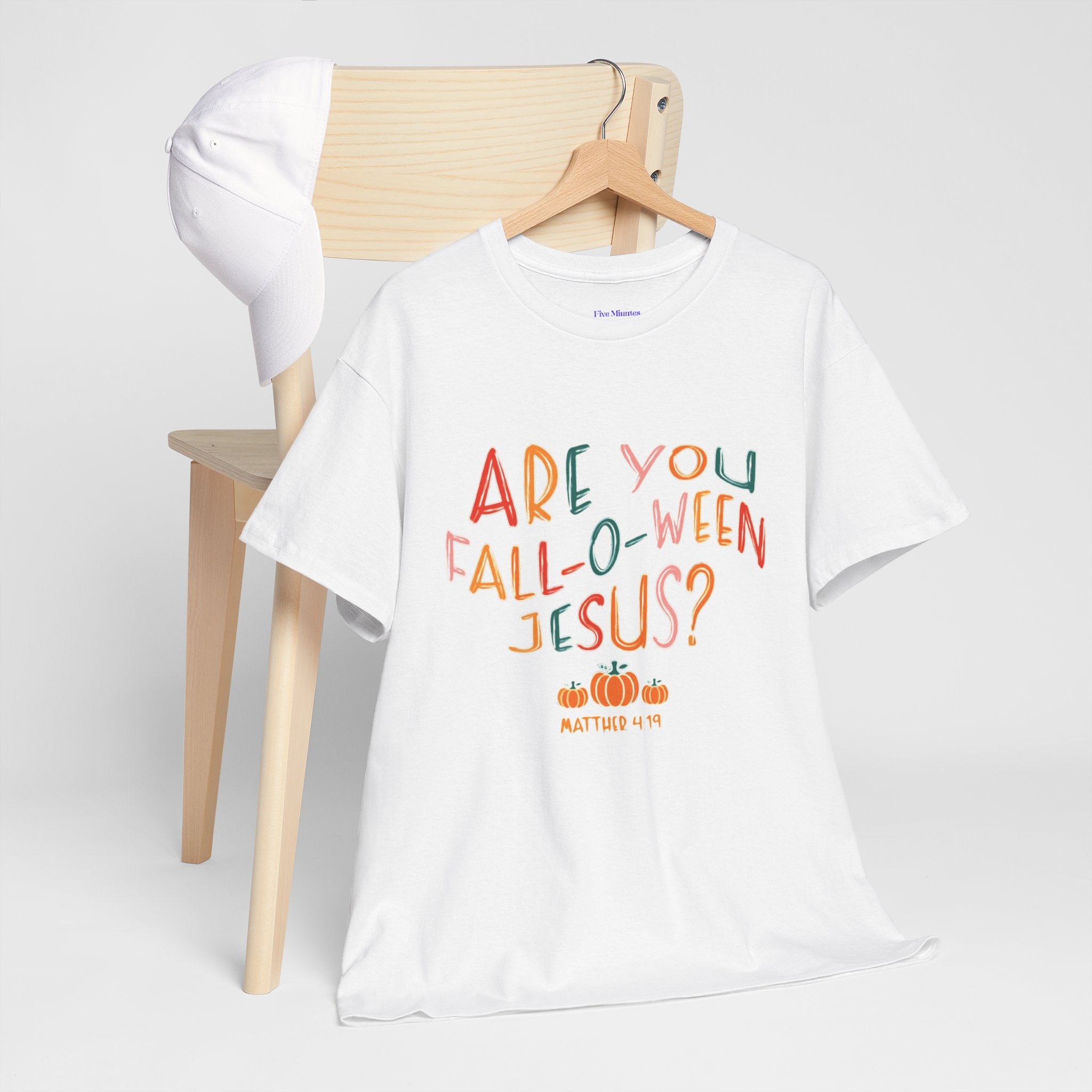 Unisex Fall-O-Ween Jesus Tee, Halloween T-Shirt, Christian Apparel, Autumn Fashion, Fun Holiday Shirt, Pumpkin Theme