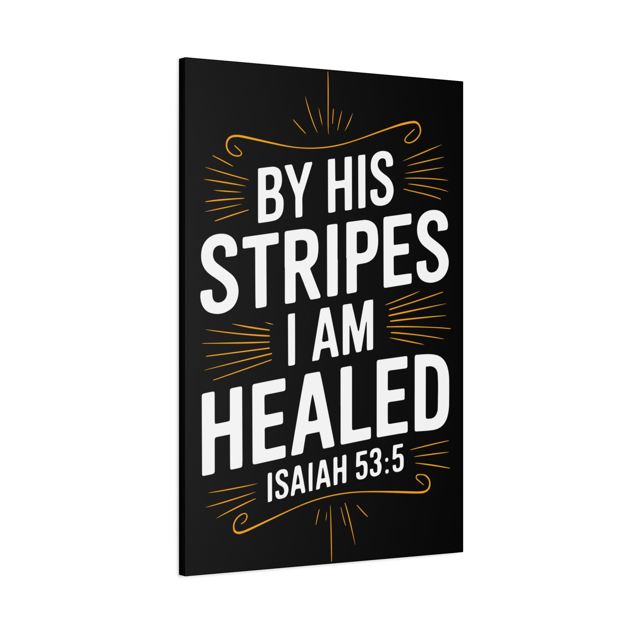 Inspirational Canvas Wall Art - Faith Decor, Christian Gift, Healing Quote, Home Decor, Modern Artwork