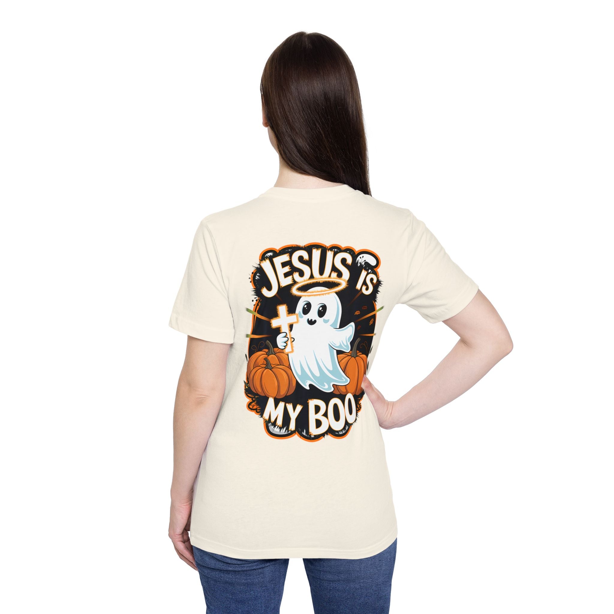 Halloween Christian Ghost T-Shirt, Boo-lieve in Jesus Shirt, Cute Halloween Apparel, Faith-Based Tee, Fall Celebration Top, Spooky [...]
