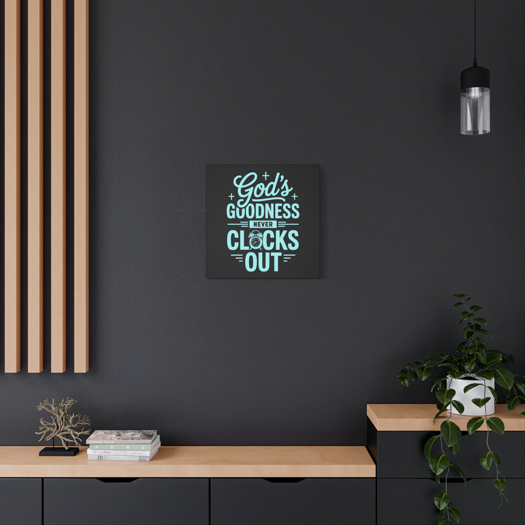 Inspirational Canvas Wall Art, Motivational Decor, Faith-Based Gift, Home Decoration, Religious Wall Art, God's Goodness