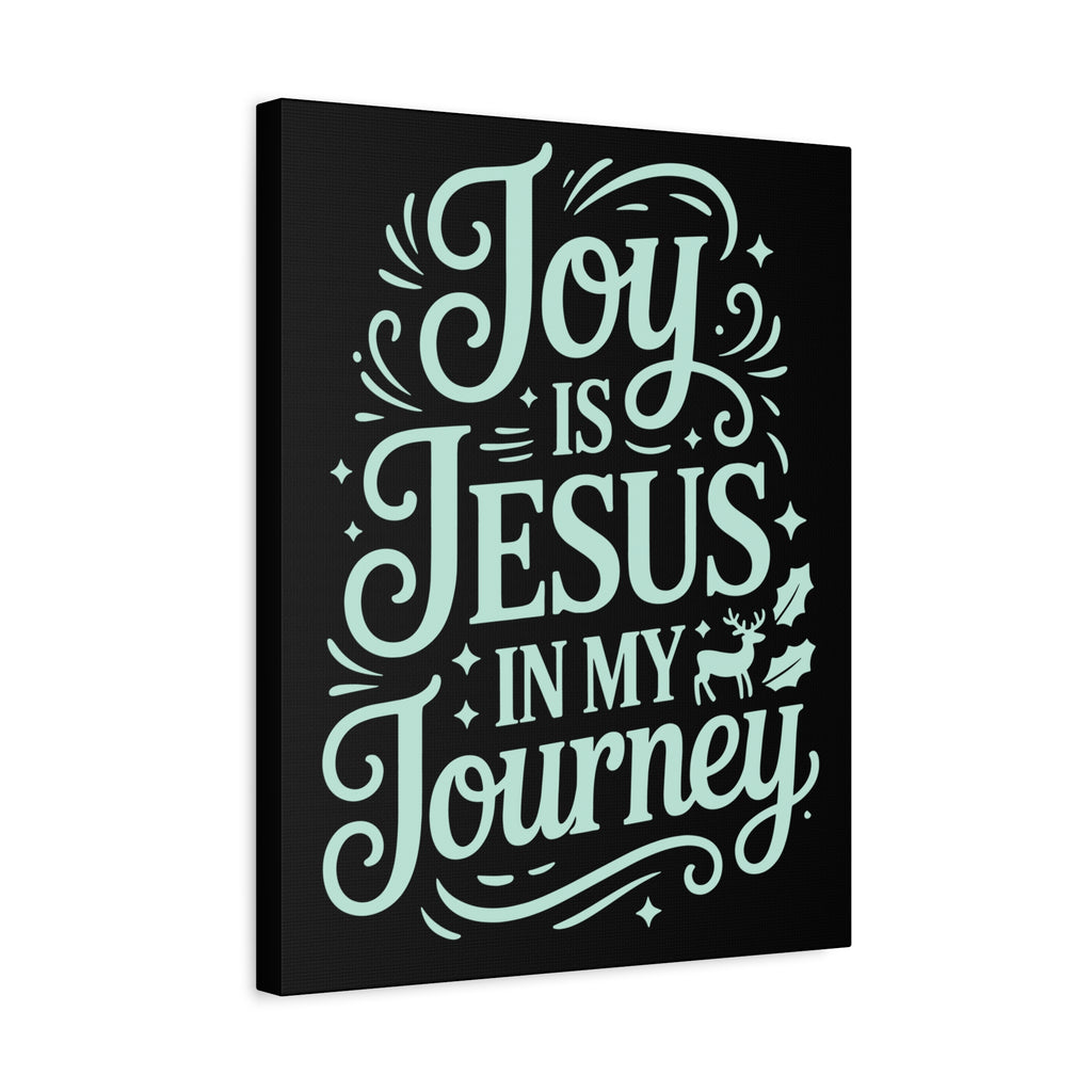 Joy in My Journey Canvas Wall Art, Religious Decor, Christmas Gift, Inspirational Wall Art, Joyful Home Decoration, Faith-Based Art