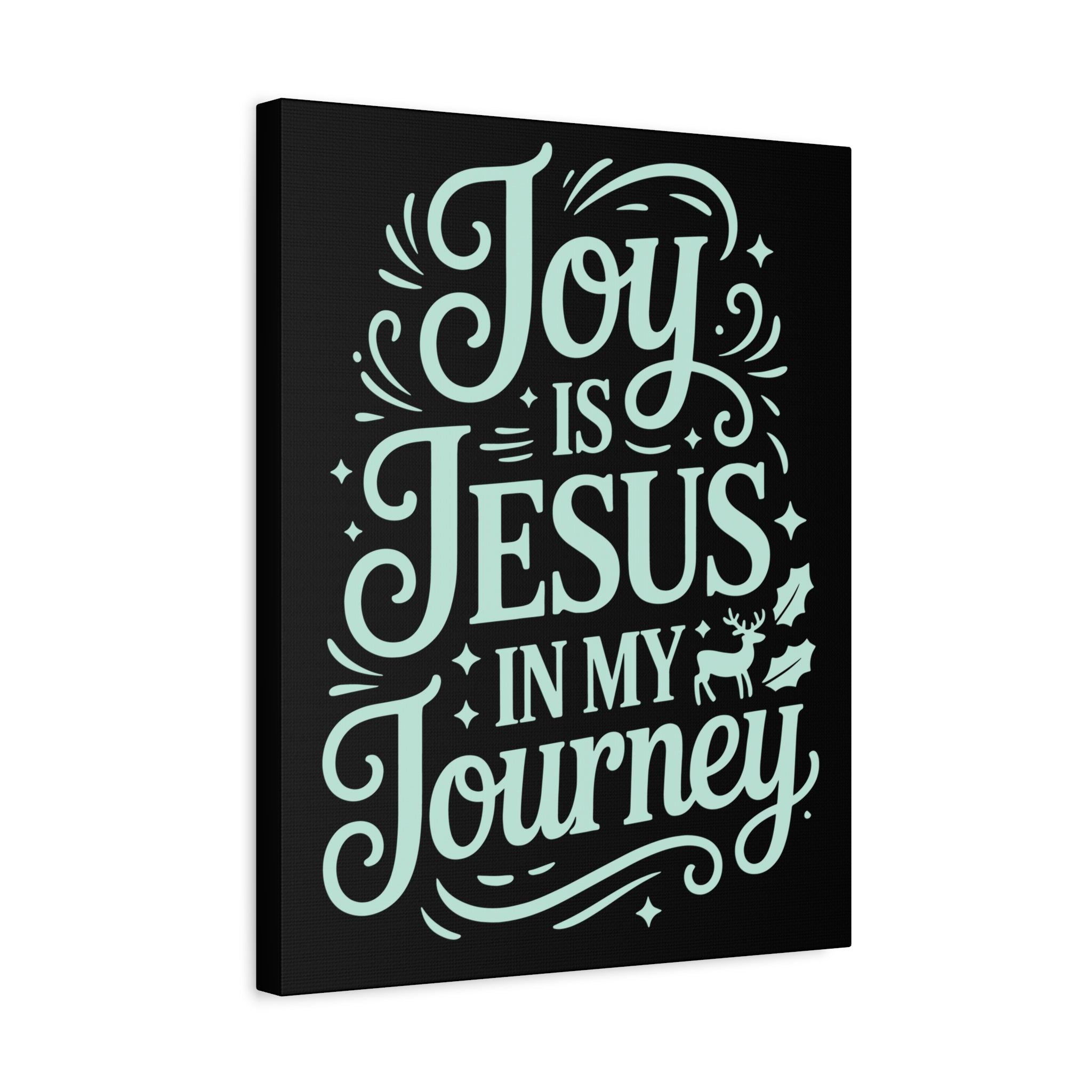 Joy in My Journey Canvas Wall Art, Religious Decor, Christmas Gift, Inspirational Wall Art, Joyful Home Decoration, Faith-Based Art