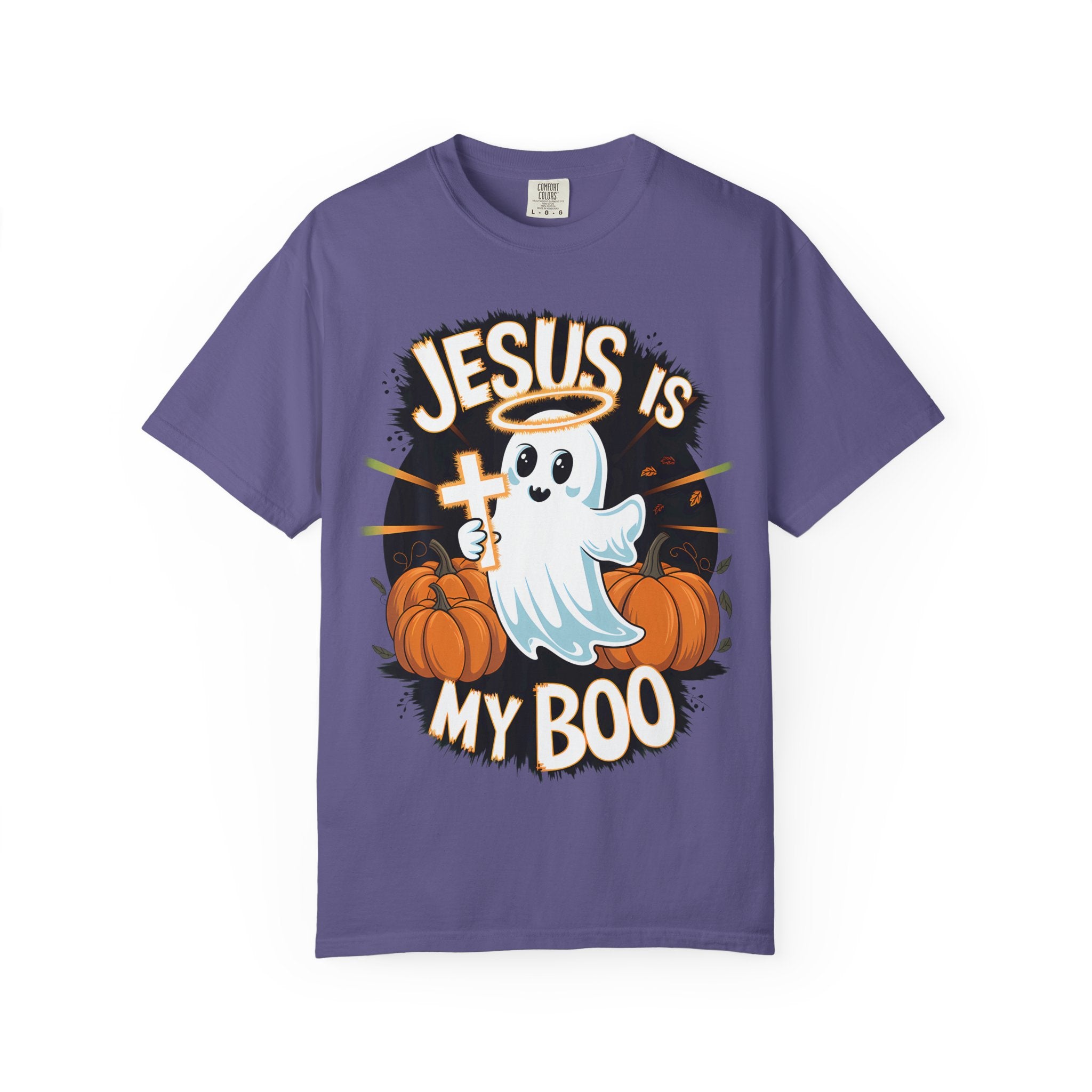 Halloween T-Shirt, Jesus is My Boo Tee, Unisex Ghost Shirt, Fall Apparel, Christian Halloween Gift
