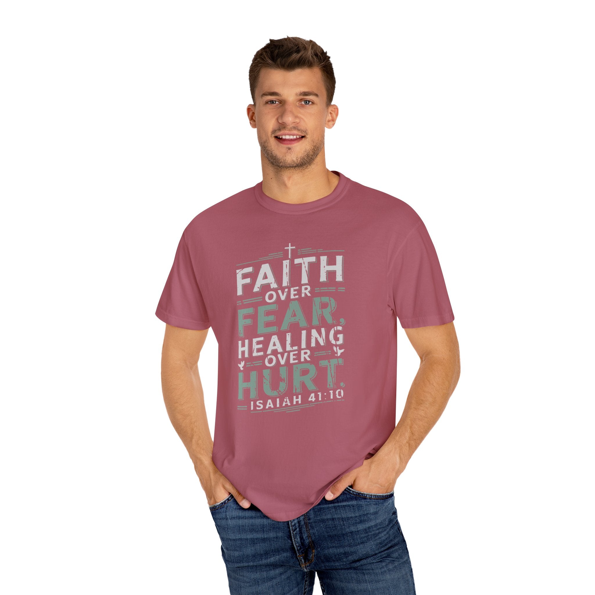 Faith Over Fear T-Shirt - Inspirational Unisex Tee