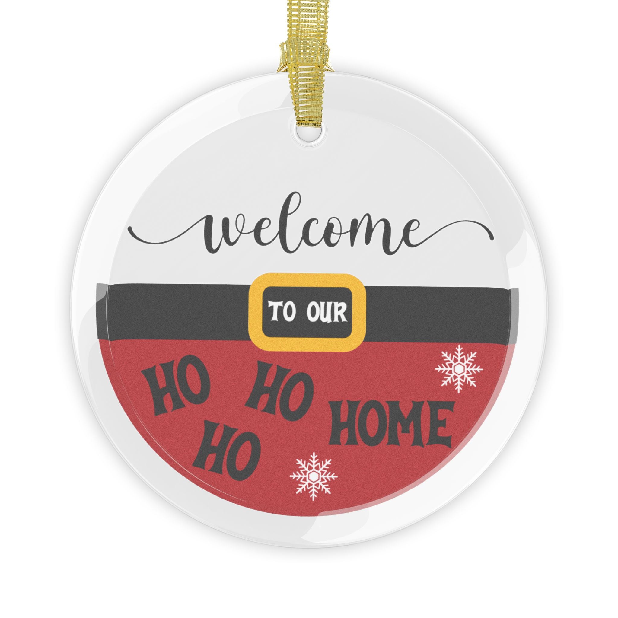 Festive Glass Ornaments for Holiday Decor | Welcome to Our Home | Christmas Tree Ornaments, Gift Tags, Seasonal Decorations, [...]