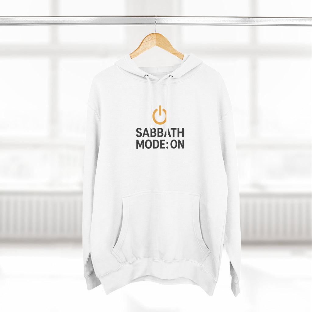 Sabbath Mode Fleece Hoodie | Faith Apparel, Religious Gift, Comfortable Hoodie, Cozy Wear, Spiritual Fashion