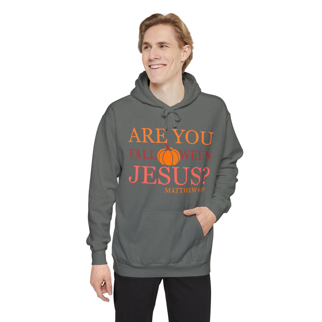 Fall-Themed Hoodie with Inspirational Text | Perfect for Halloween, Cozy Gift, Unisex Apparel, Casual Wear