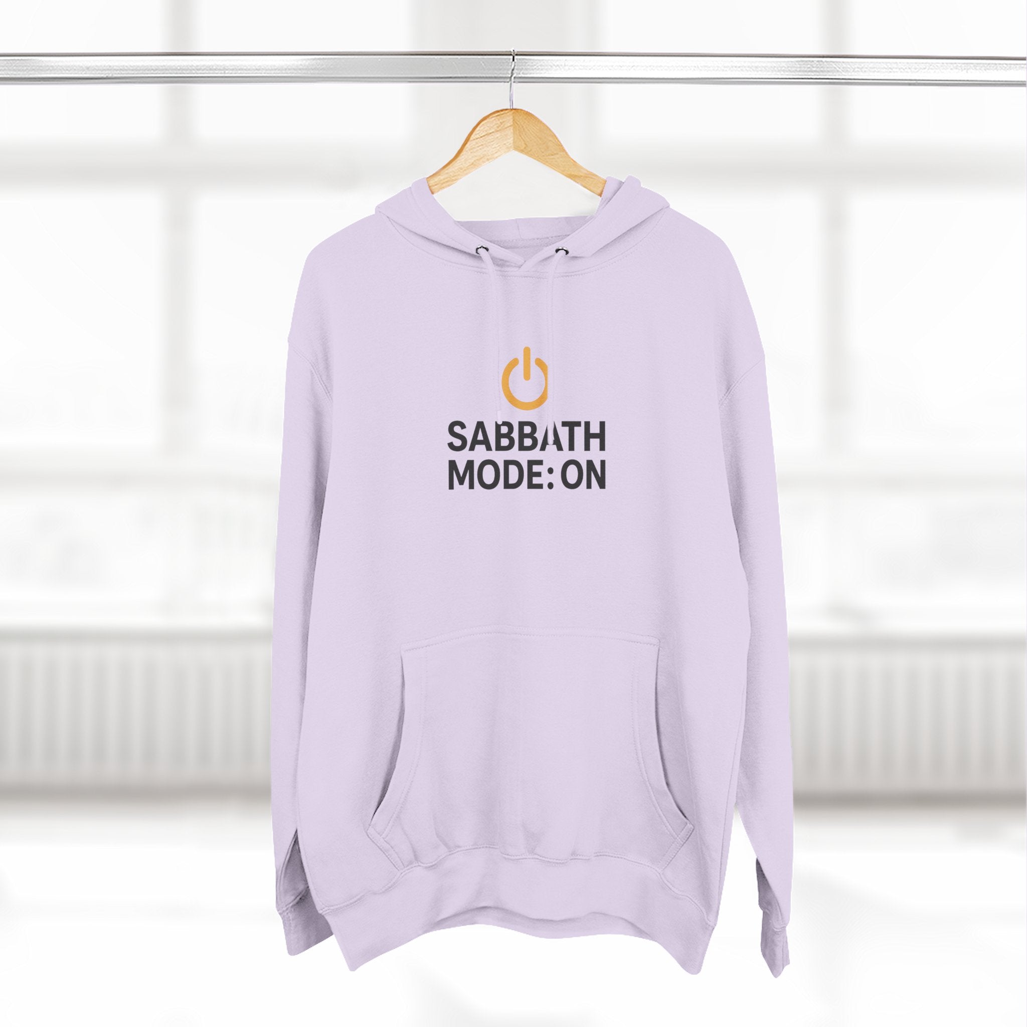 Sabbath Mode Fleece Hoodie | Faith Apparel, Religious Gift, Comfortable Hoodie, Cozy Wear, Spiritual Fashion
