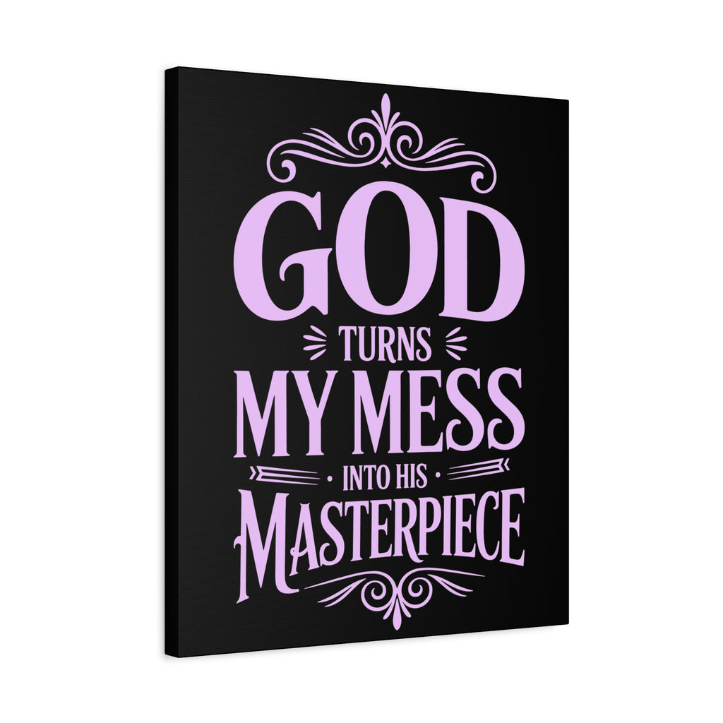 Inspirational Canvas Wall Art, Home Decor, Christian Gift, Motivational Wall Art, Faith-Based Decoration, Room Aesthetic, Gift for Her