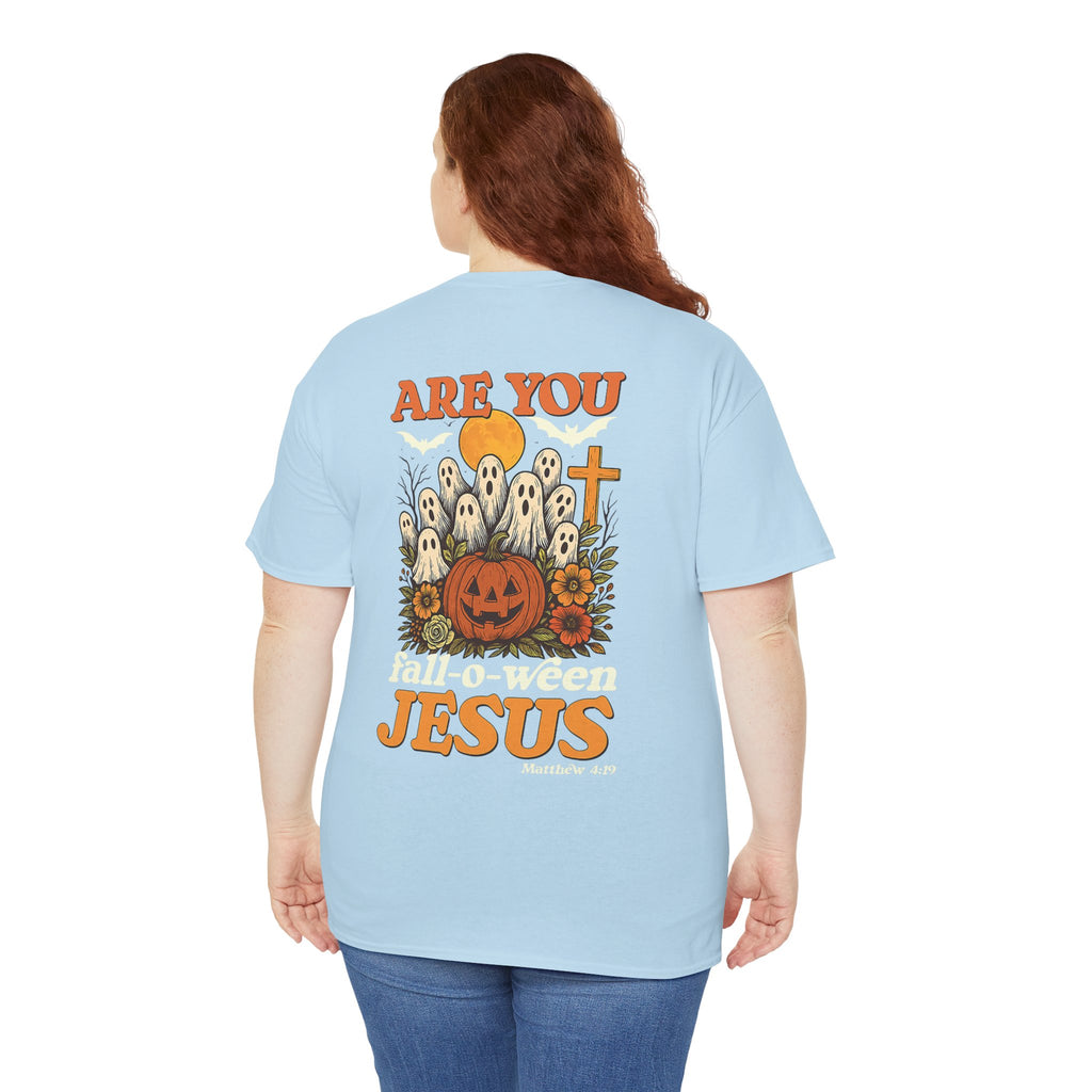 Halloween Faith Tee - Jesus is My Boo, Unisex T-Shirt for Halloween, Christian Halloween Shirt, Gift for Christian Friends, Spooky [...]