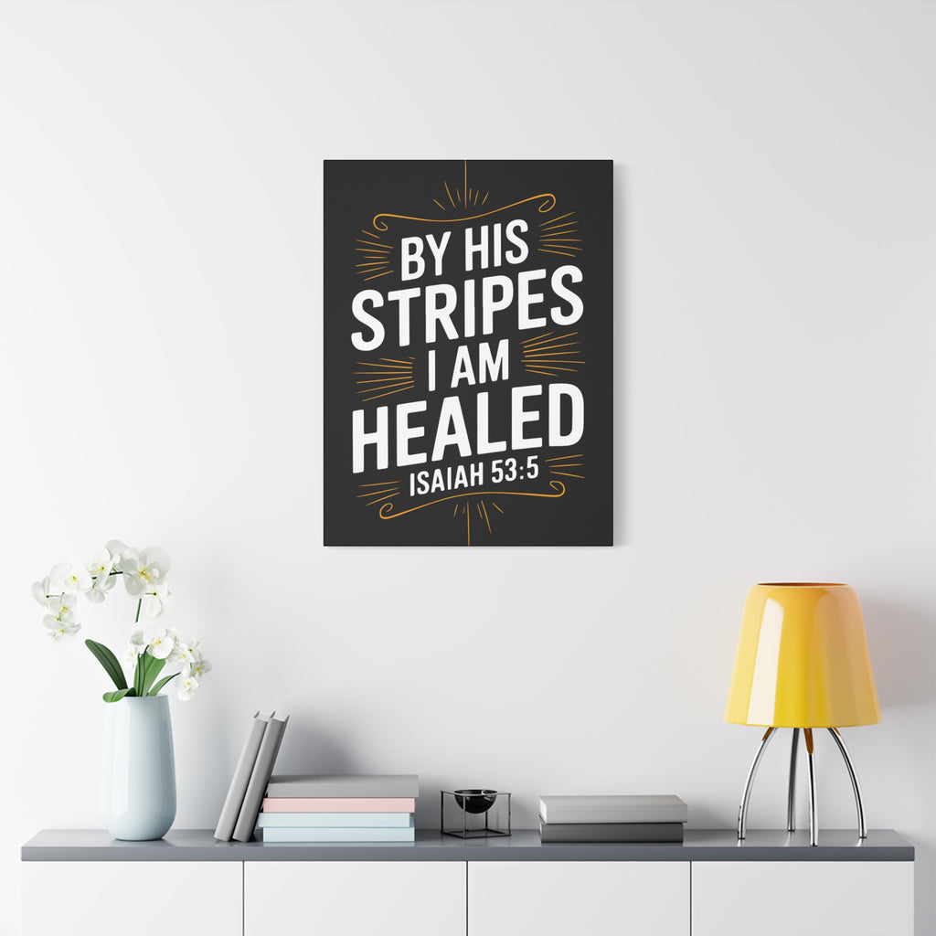 Inspirational Canvas Wall Art - Faith Decor, Christian Gift, Healing Quote, Home Decor, Modern Artwork