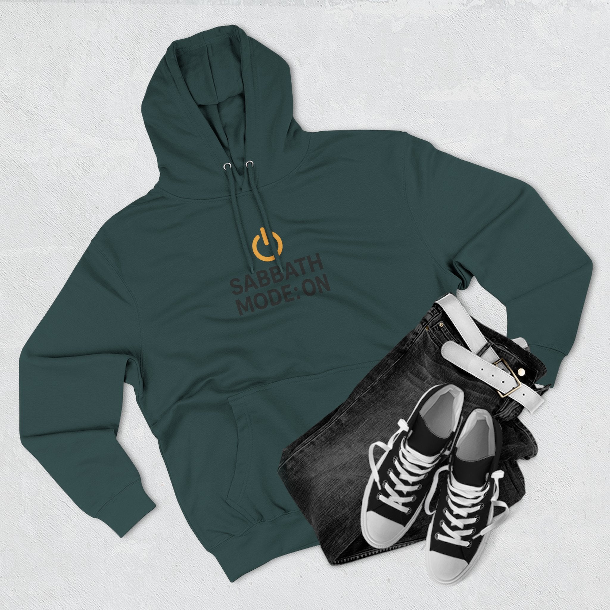 Sabbath Mode Fleece Hoodie | Faith Apparel, Religious Gift, Comfortable Hoodie, Cozy Wear, Spiritual Fashion