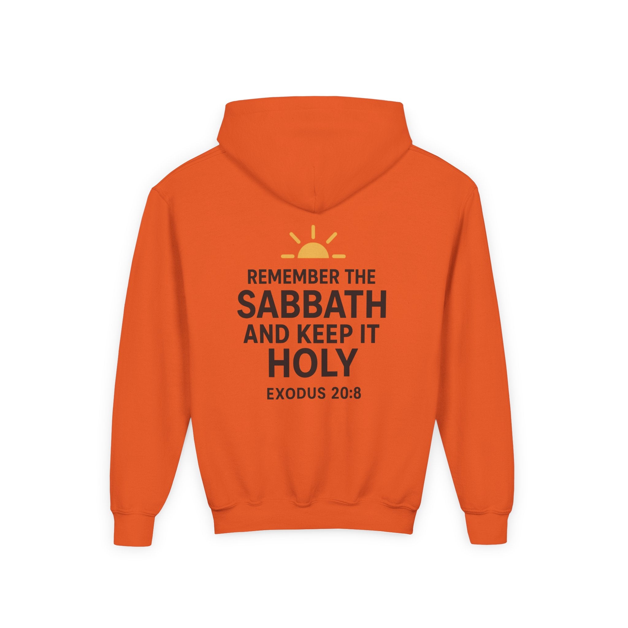 Sabbath Mode Youth Hoodie, Comfortable Hooded Sweatshirt for Kids, Perfect for Religious Observances, Christian Gift, Sunday Wear