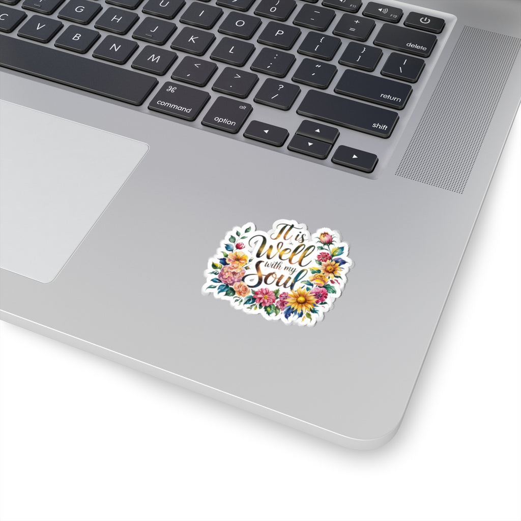 Floral Inspirational Stickers - Beautiful Quotes, Laptop Decals, Journal Embellishments, Gift for Friends, Motivational Decor