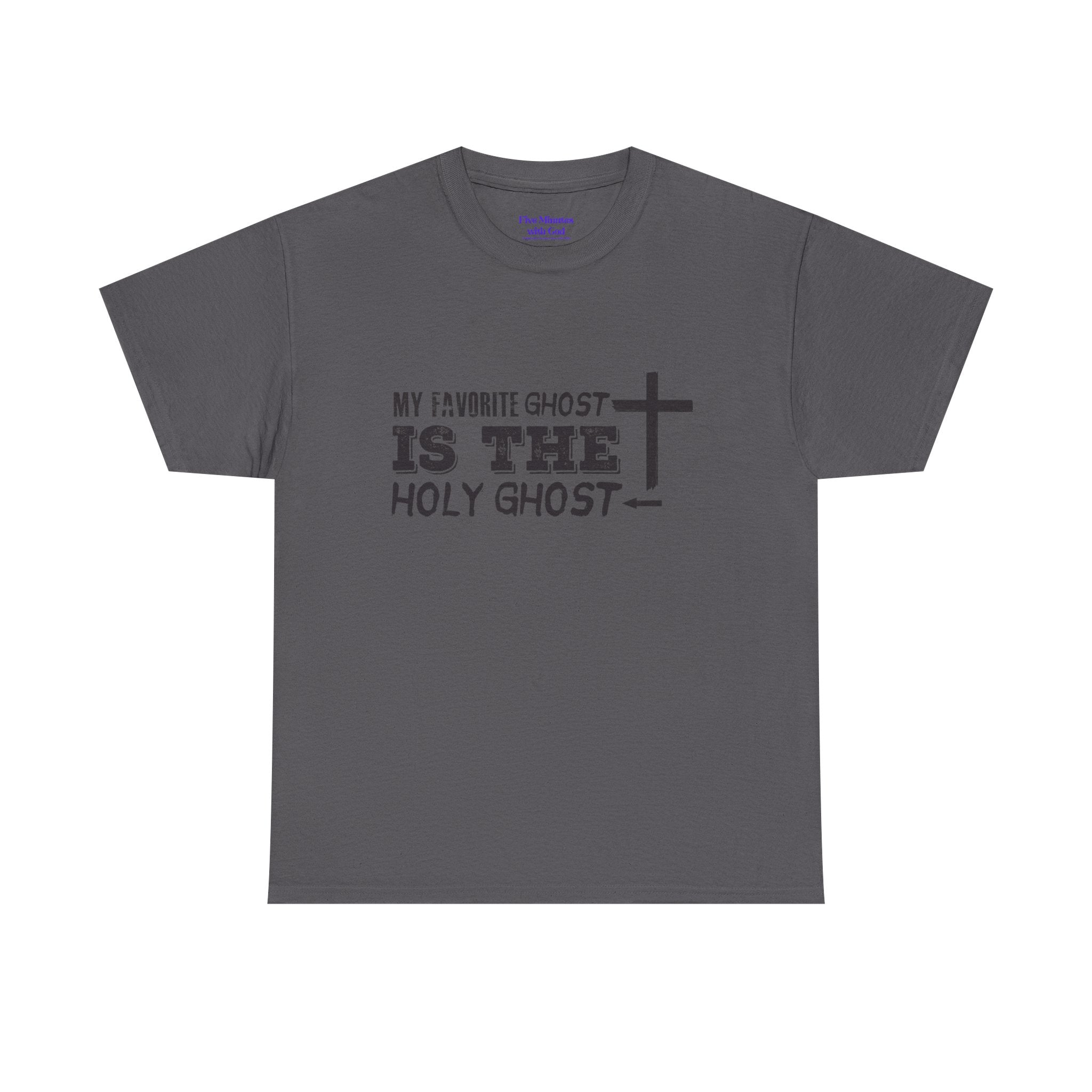 Unisex Cotton Tee - My Favorite Ghost is the Holy Ghost Shirt, Religious T-Shirt, Christian Apparel, Spiritual Gift, Halloween Shirt