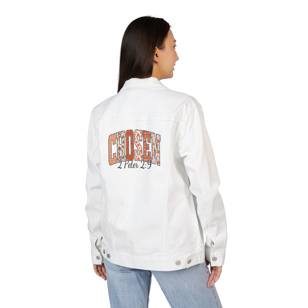 Stylish Unisex Embroidered Denim Jacket, Casual Jacket, Streetwear, Gift for Him/Her, Fall Fashion, Layering Piece