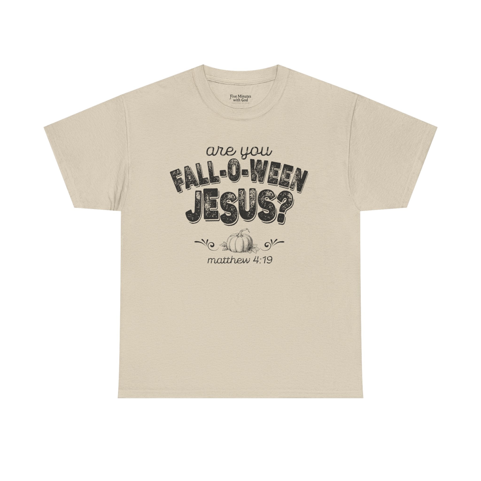Fall-Themed Tee, Are You Fall-O-Ween Jesus, Unisex Cotton Shirt, Funny Fall Apparel, Halloween T-Shirt, Thanksgiving Gift Ideas