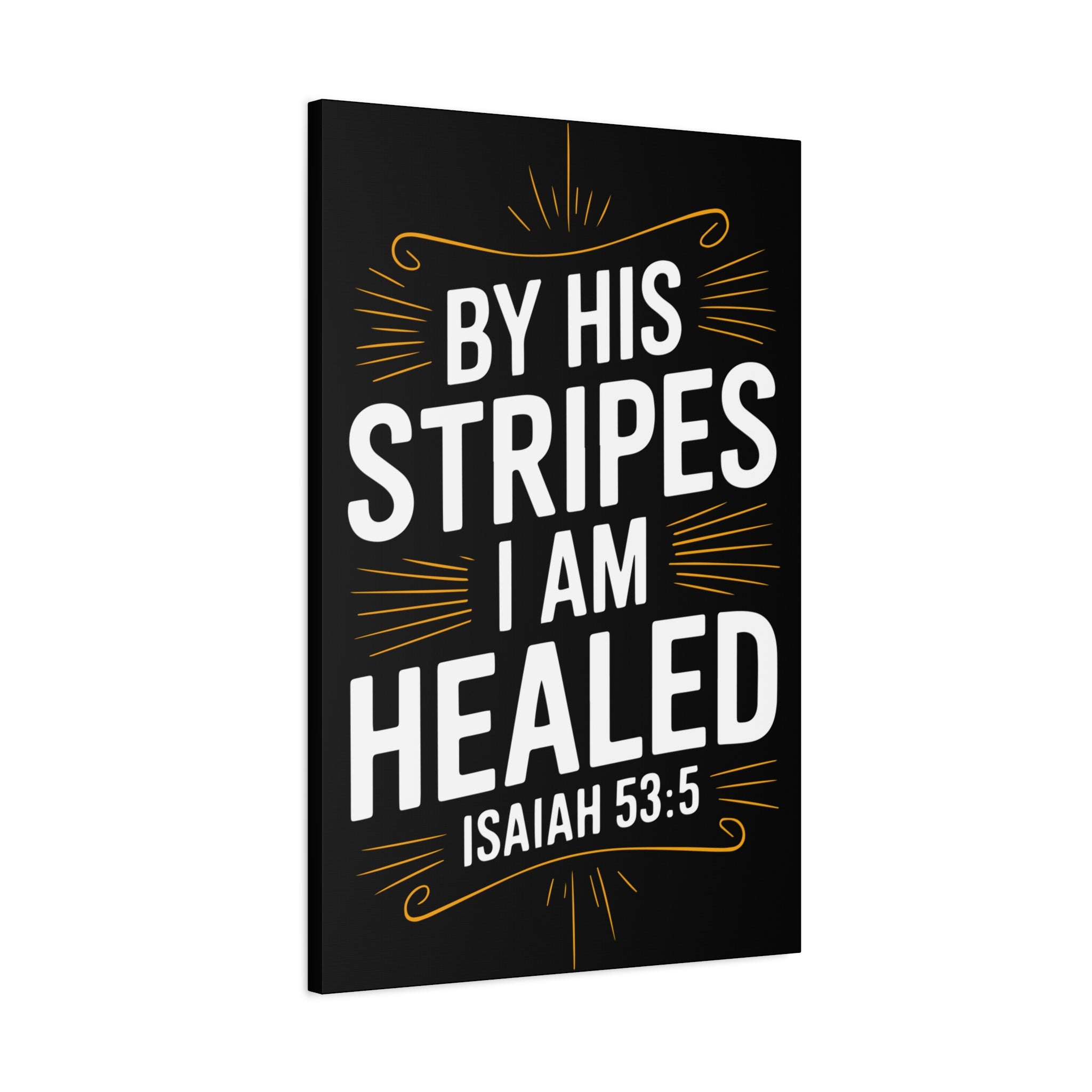 Inspirational Canvas Wall Art - Faith Decor, Christian Gift, Healing Quote, Home Decor, Modern Artwork