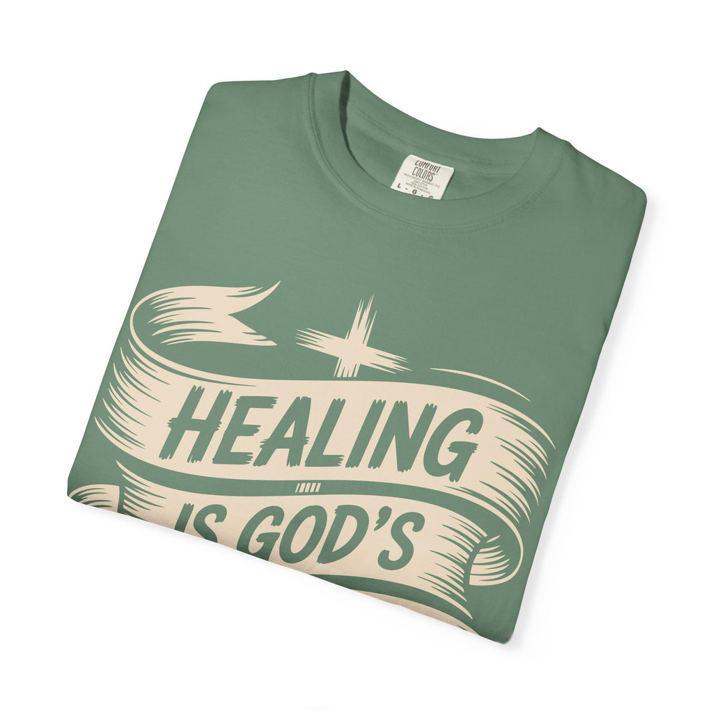 Healing is God's Promise T-Shirt, Faith-Based Apparel