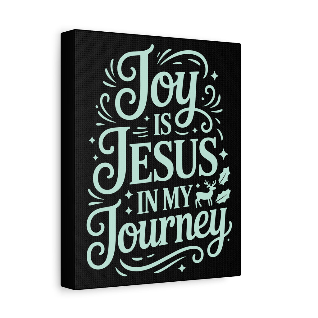 Joy in My Journey Canvas Wall Art, Religious Decor, Christmas Gift, Inspirational Wall Art, Joyful Home Decoration, Faith-Based Art