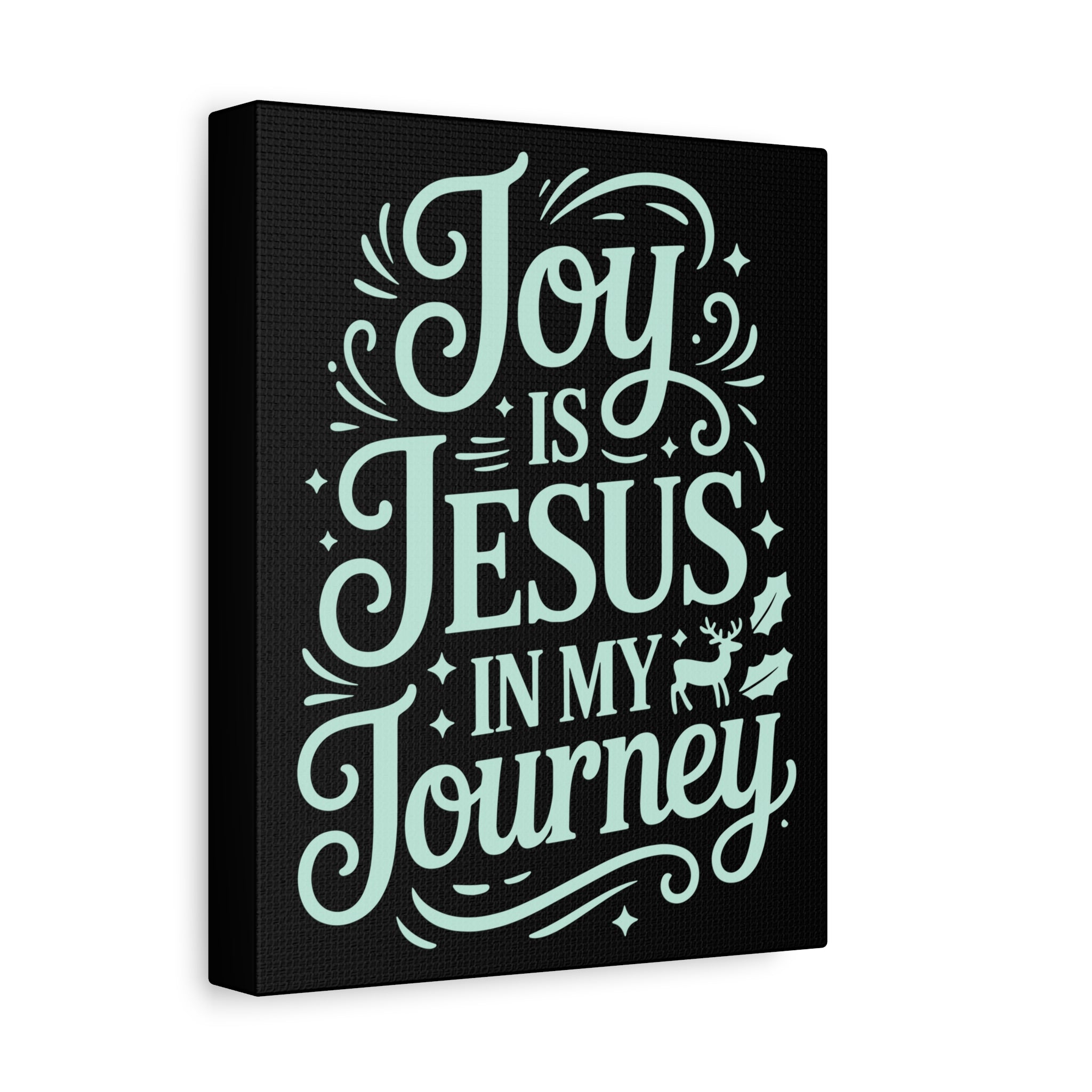 Joy in My Journey Canvas Wall Art, Religious Decor, Christmas Gift, Inspirational Wall Art, Joyful Home Decoration, Faith-Based Art