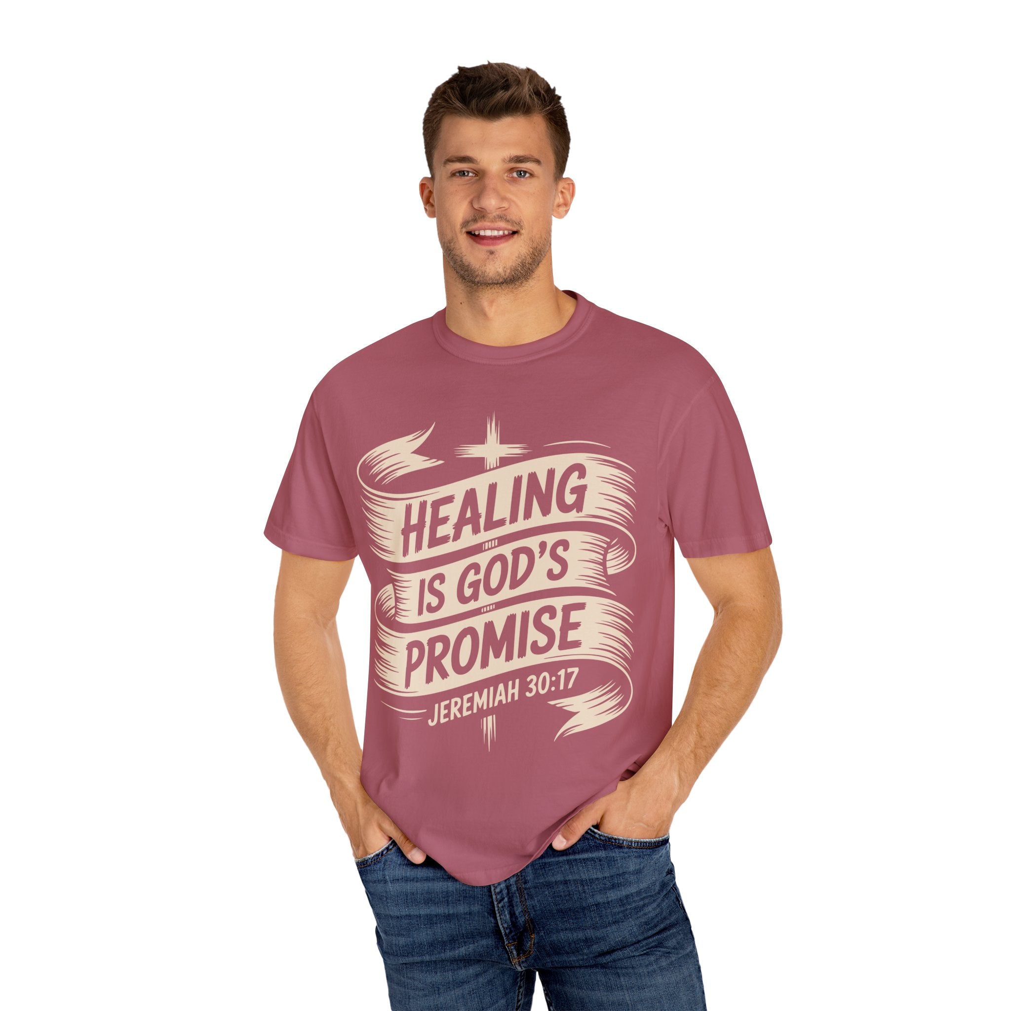 Healing is God's Promise T-Shirt, Faith-Based Apparel