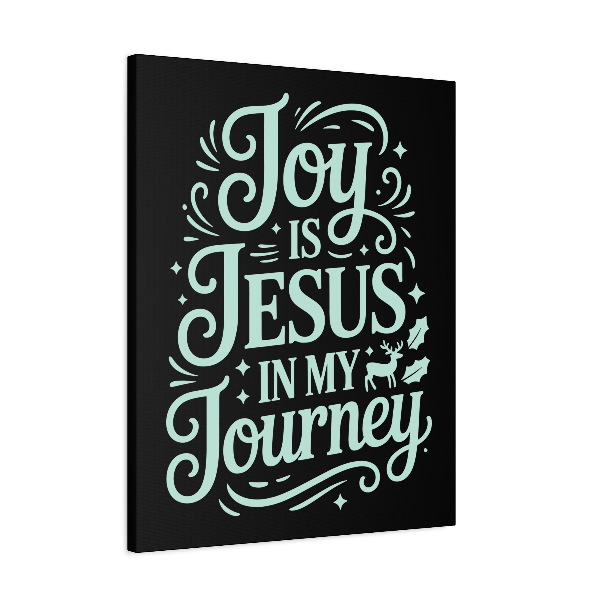 Joy in My Journey Canvas Wall Art, Religious Decor, Christmas Gift, Inspirational Wall Art, Joyful Home Decoration, Faith-Based Art
