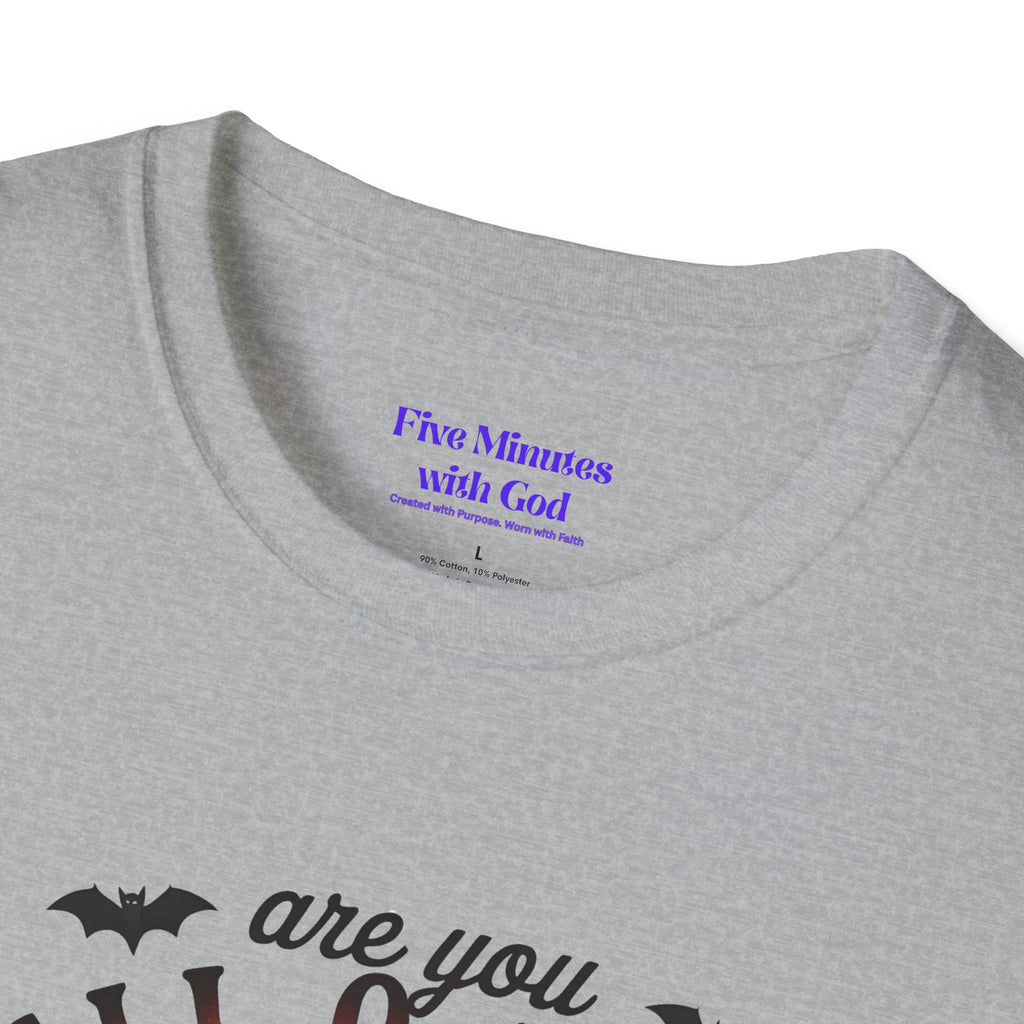 Fall-O-Ween Jesus Unisex T-Shirt, Halloween Tee, Christian Apparel, Fall Shirt, Pumpkin T-Shirt, Autumn Clothing