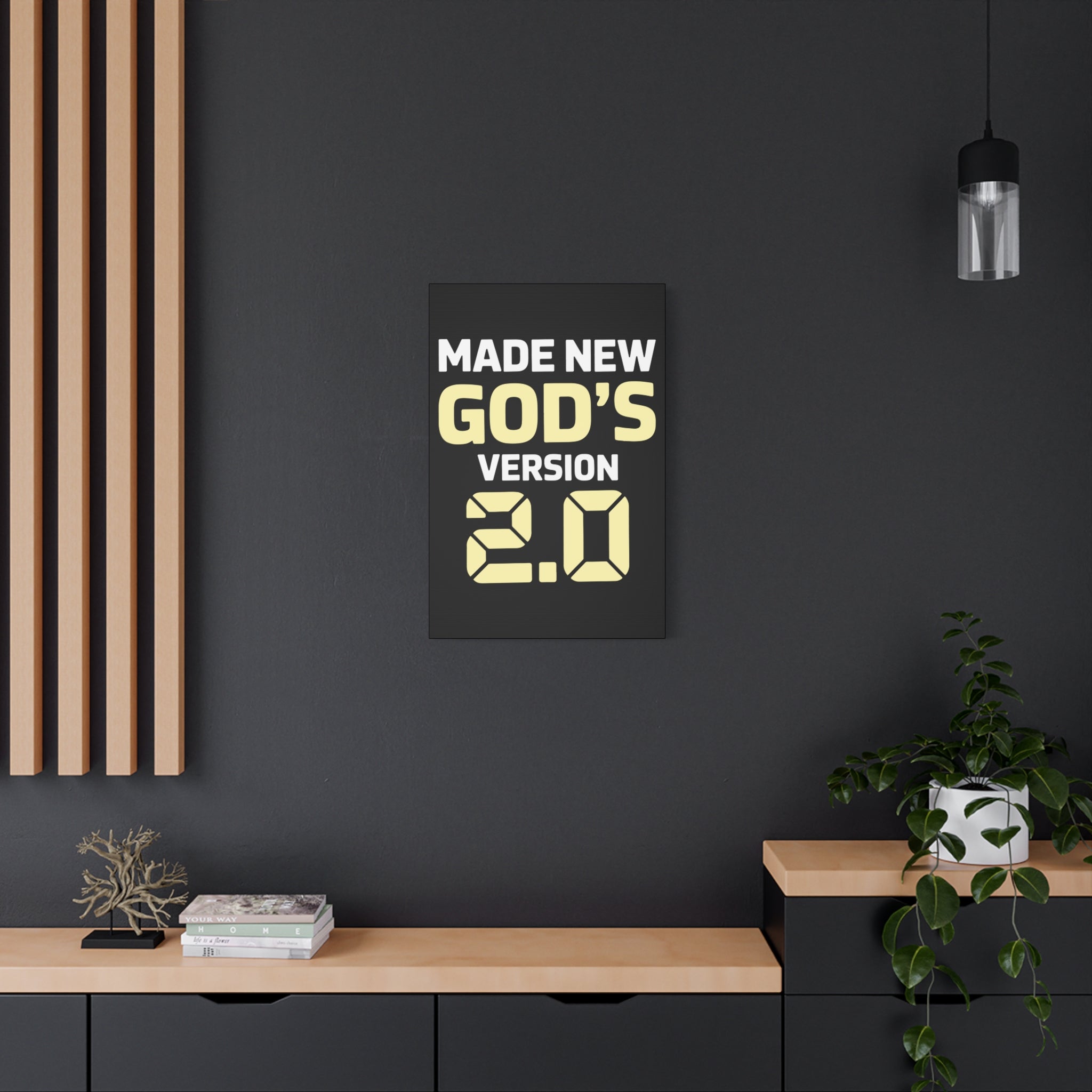 Inspirational Wall Art Canvas, Faith Decor, Home Decoration, Uplifting Gift, Christian Home, Motivational Room