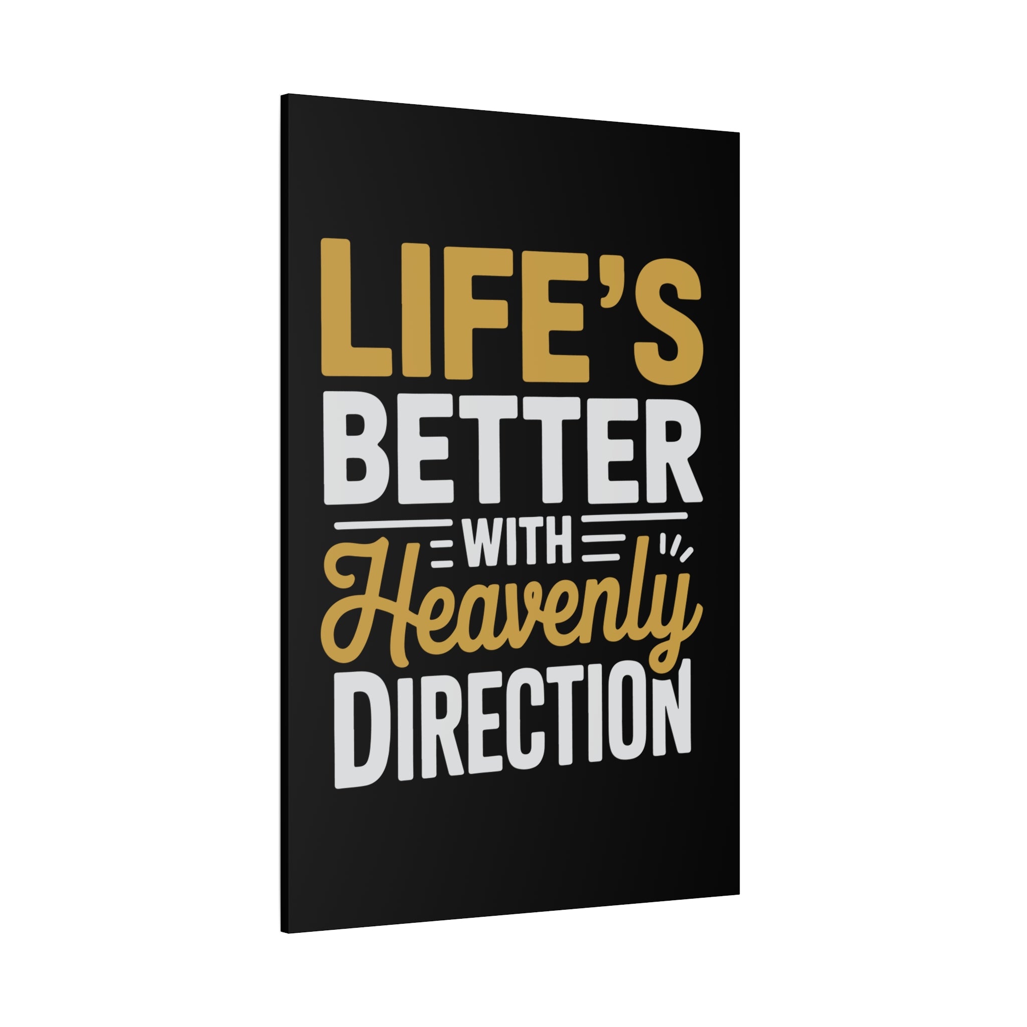 Heavenly Direction Canvas Wall Art, Inspirational Home Decor, Motivational Gift, Modern Wall Hanging, Perfect for Any Room