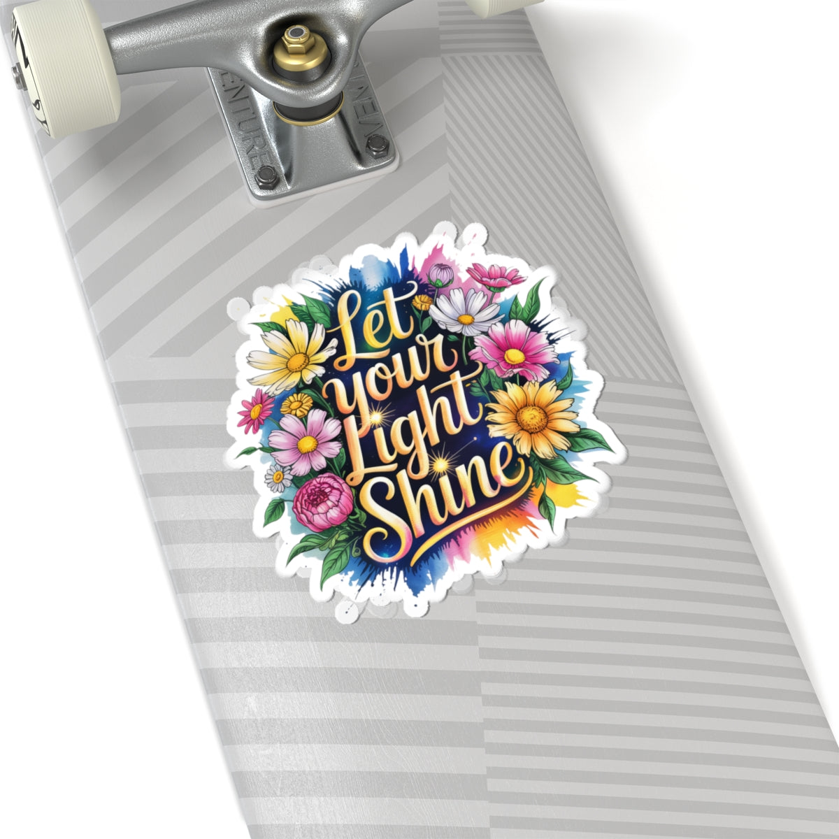 Joyful Floral Stickers, Let Your Light Shine, Positive Affirmation Stickers, Boho Laptop Decor, Flower Power Accessories, Gift for [...]