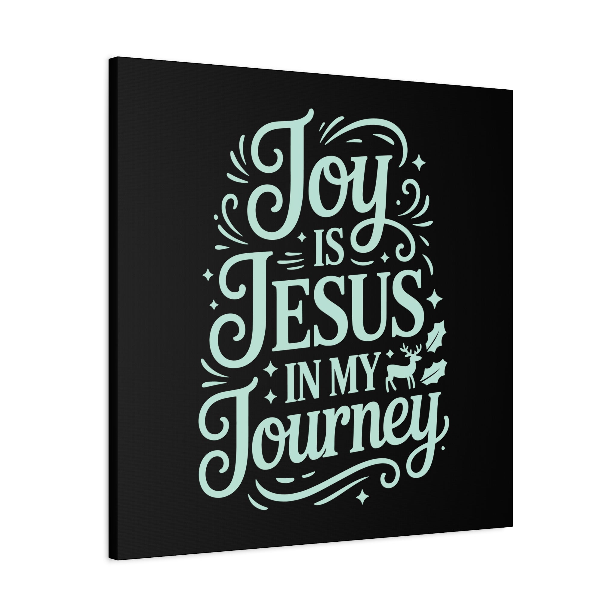 Joy in My Journey Canvas Wall Art, Religious Decor, Christmas Gift, Inspirational Wall Art, Joyful Home Decoration, Faith-Based Art