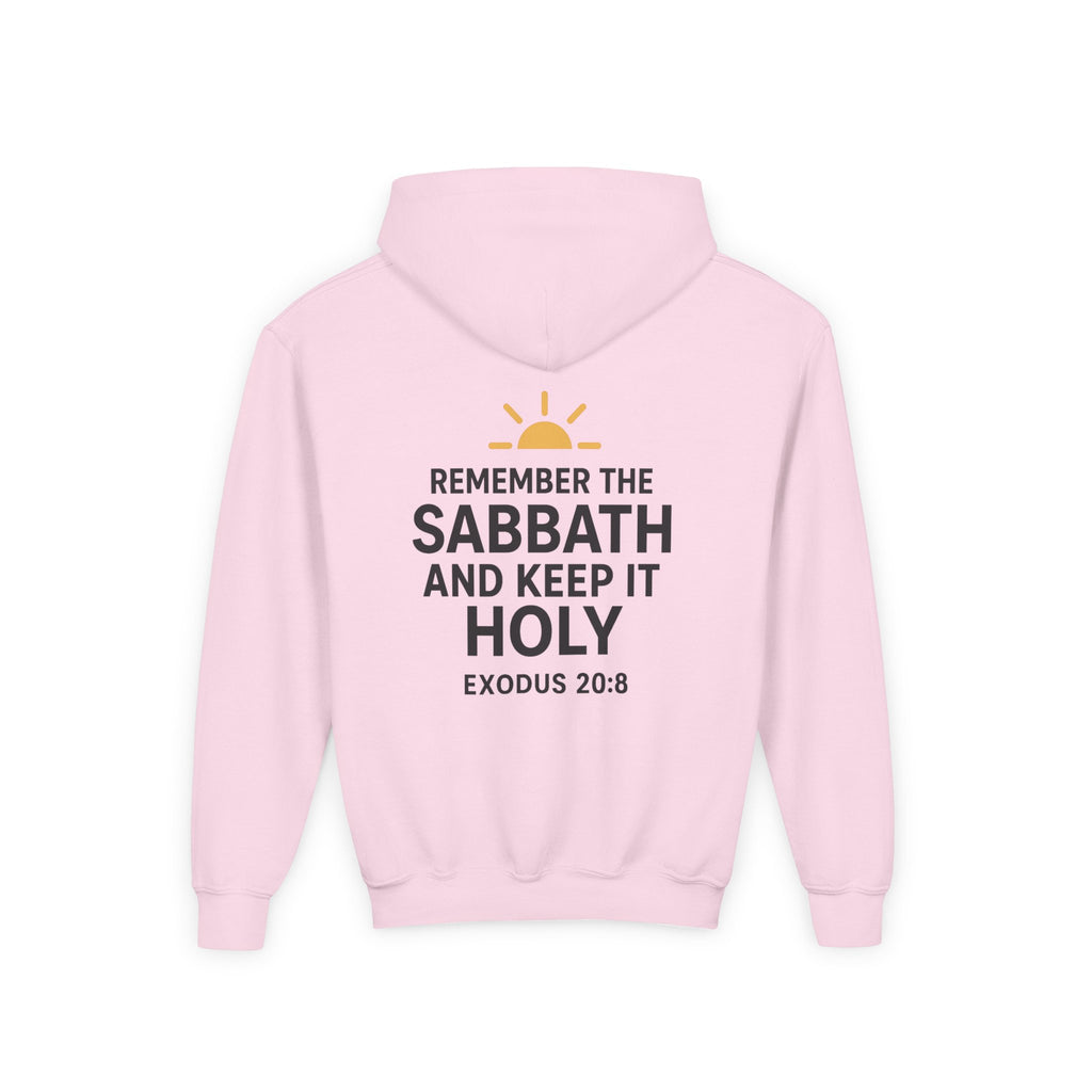 Sabbath Mode Youth Hoodie, Comfortable Hooded Sweatshirt for Kids, Perfect for Religious Observances, Christian Gift, Sunday Wear