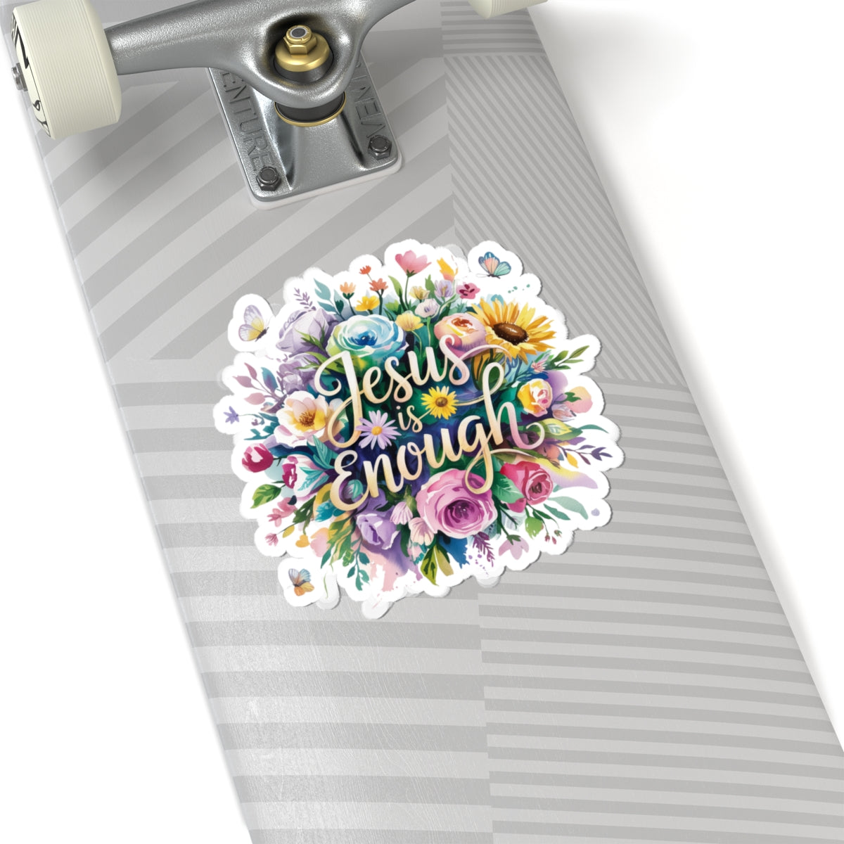 Inspirational Floral Kiss-Cut Stickers | Positive Affirmation Stickers for Journals, Laptops, Gift Ideas, Christian Decor, Encouraging [...]
