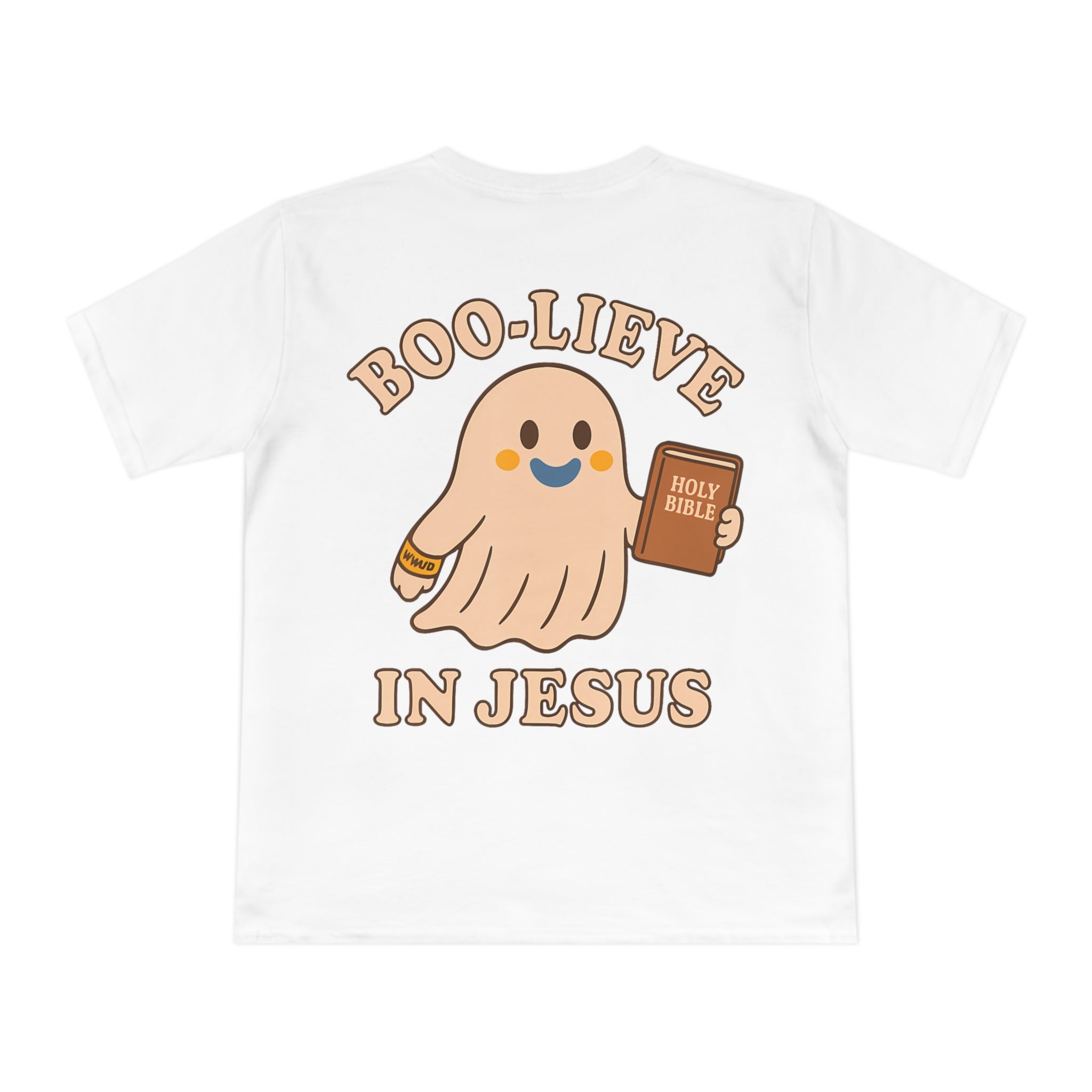 Halloween Christian T-Shirt with Fun Ghost Designs, Jesus is My Boo, Spooky Season Apparel, Faithful Holiday Shirt, Unique Gift for [...]