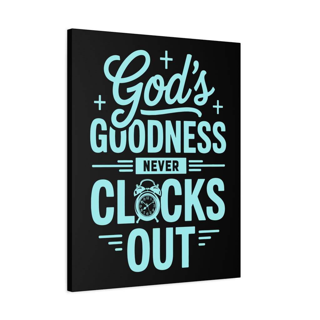 Inspirational Canvas Wall Art, Motivational Decor, Faith-Based Gift, Home Decoration, Religious Wall Art, God's Goodness