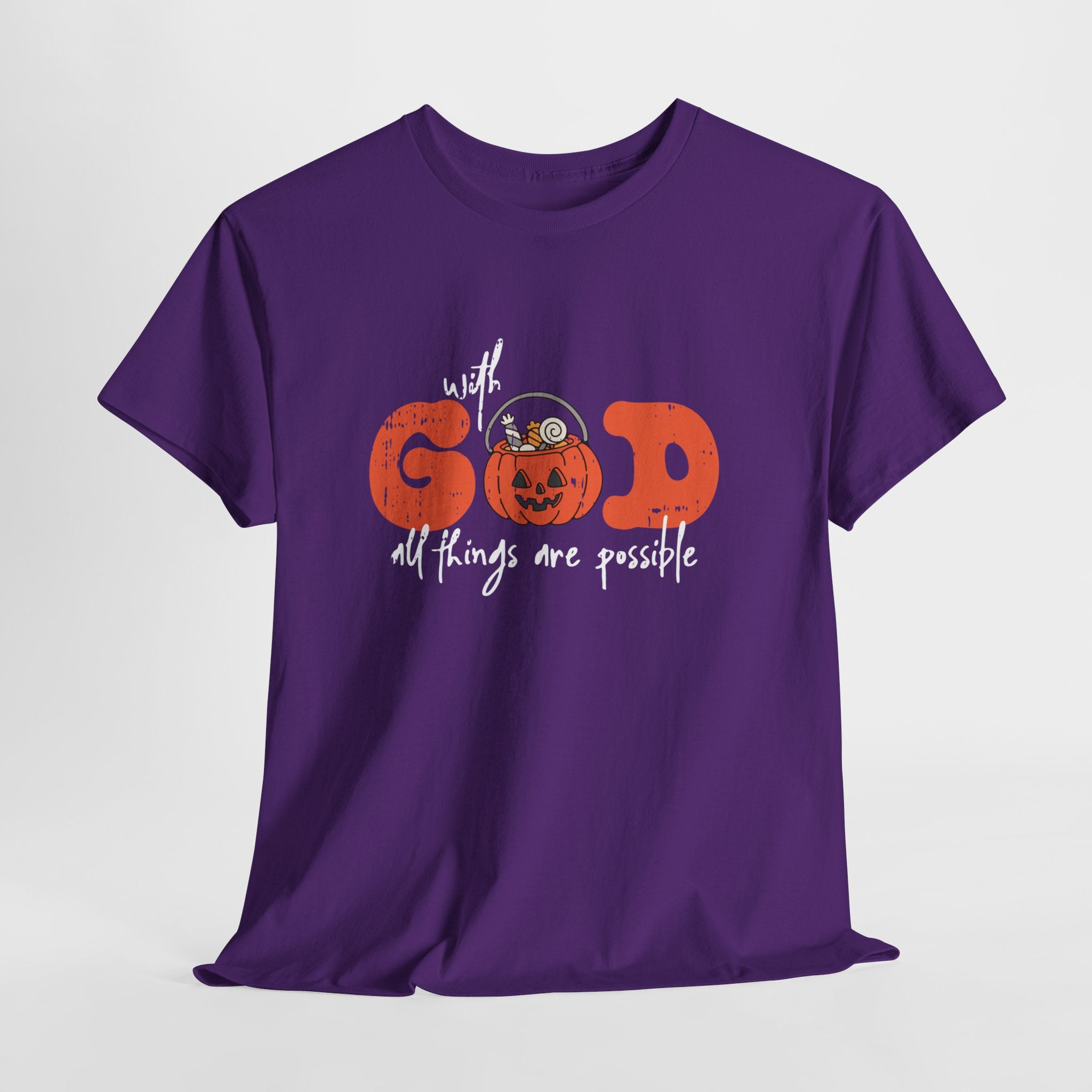 Faith-Inspired Unisex Tee - God All Things Are Possible Shirt